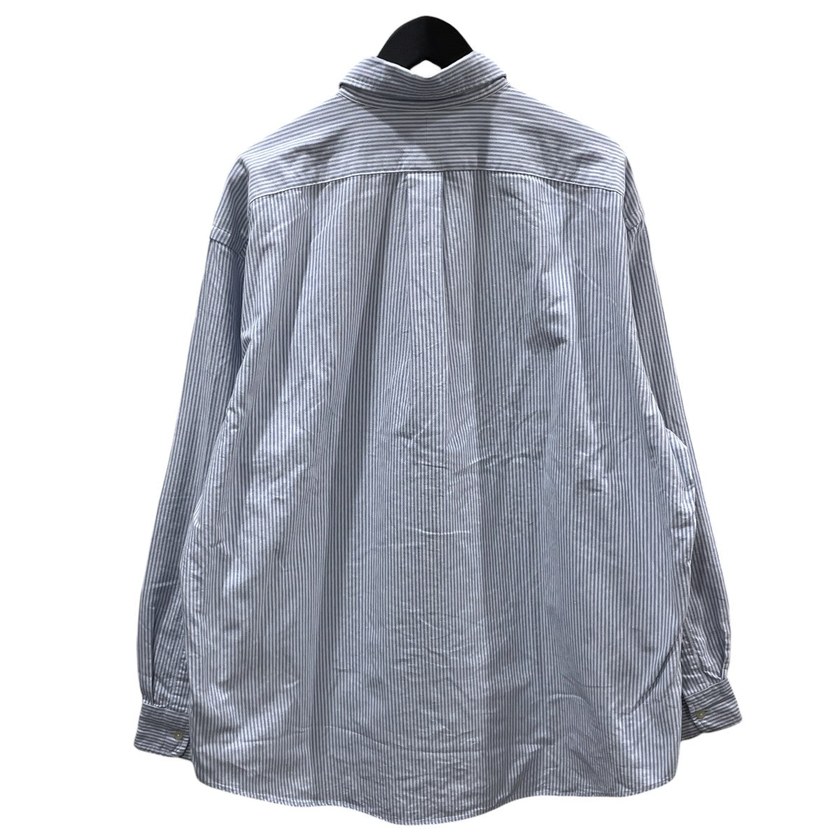 ストライプ柄ビッグシルエットボタンダウンシャツ THE BIG SHIRT ザ ビッグ シャツ