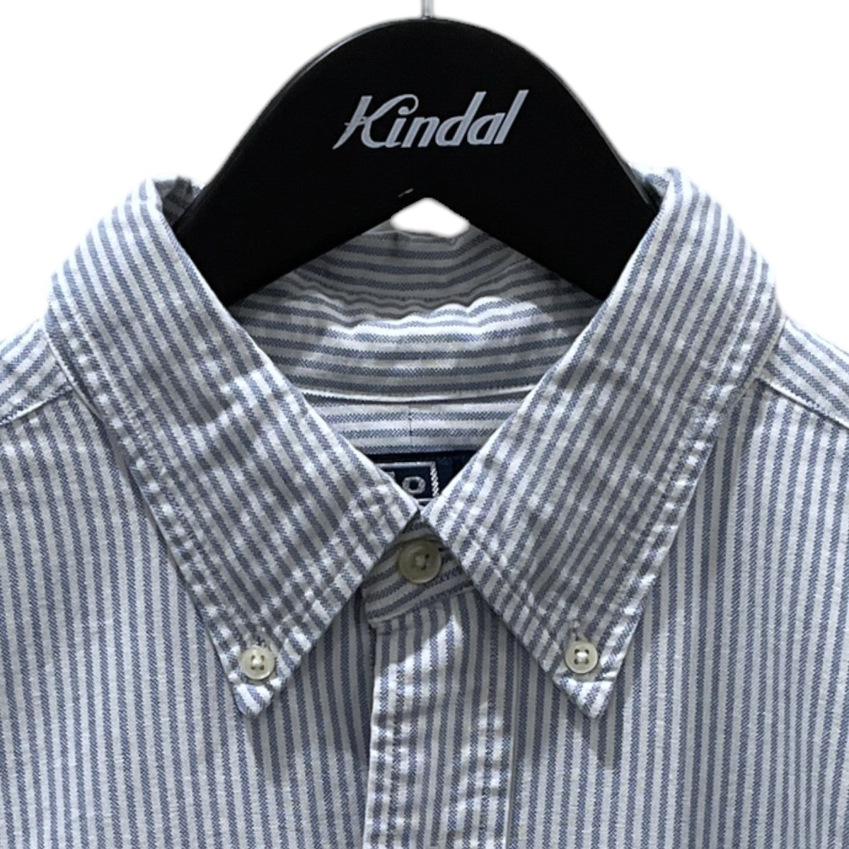 ストライプ柄ビッグシルエットボタンダウンシャツ THE BIG SHIRT ザ ビッグ シャツ