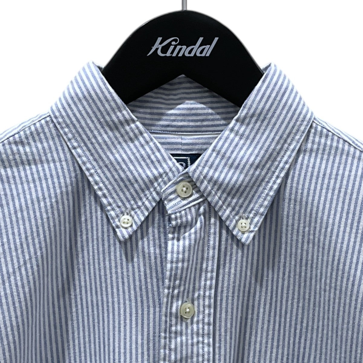 ストライプ柄ボタンダウンシャツ Striped Big Oxford Shirt ストライプ ビッグ オックスフォードシャツ THE BIG FIT MNPOWOV16820726