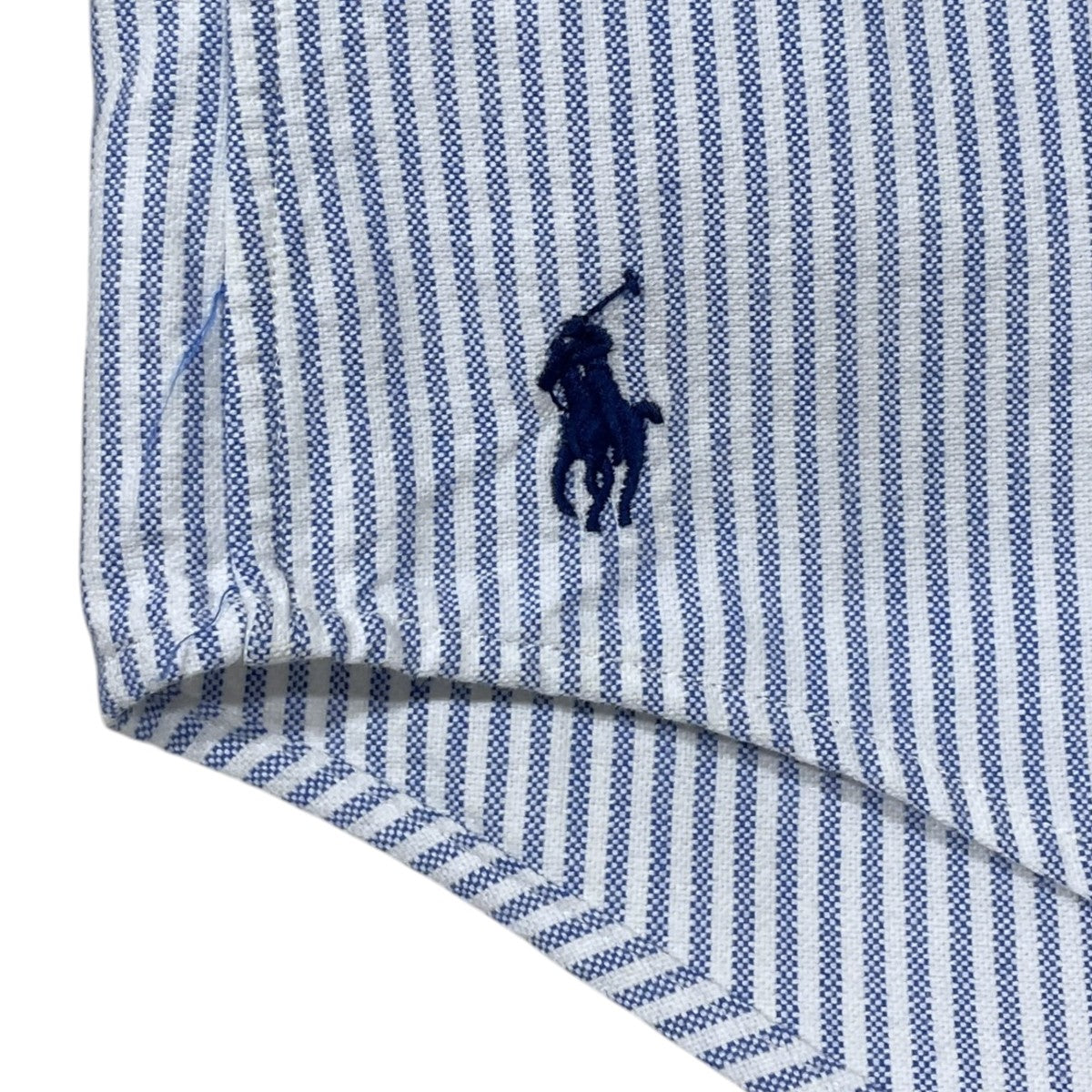 ストライプ柄ボタンダウンシャツ Striped Big Oxford Shirt ストライプ ビッグ オックスフォードシャツ THE BIG FIT MNPOWOV16820726