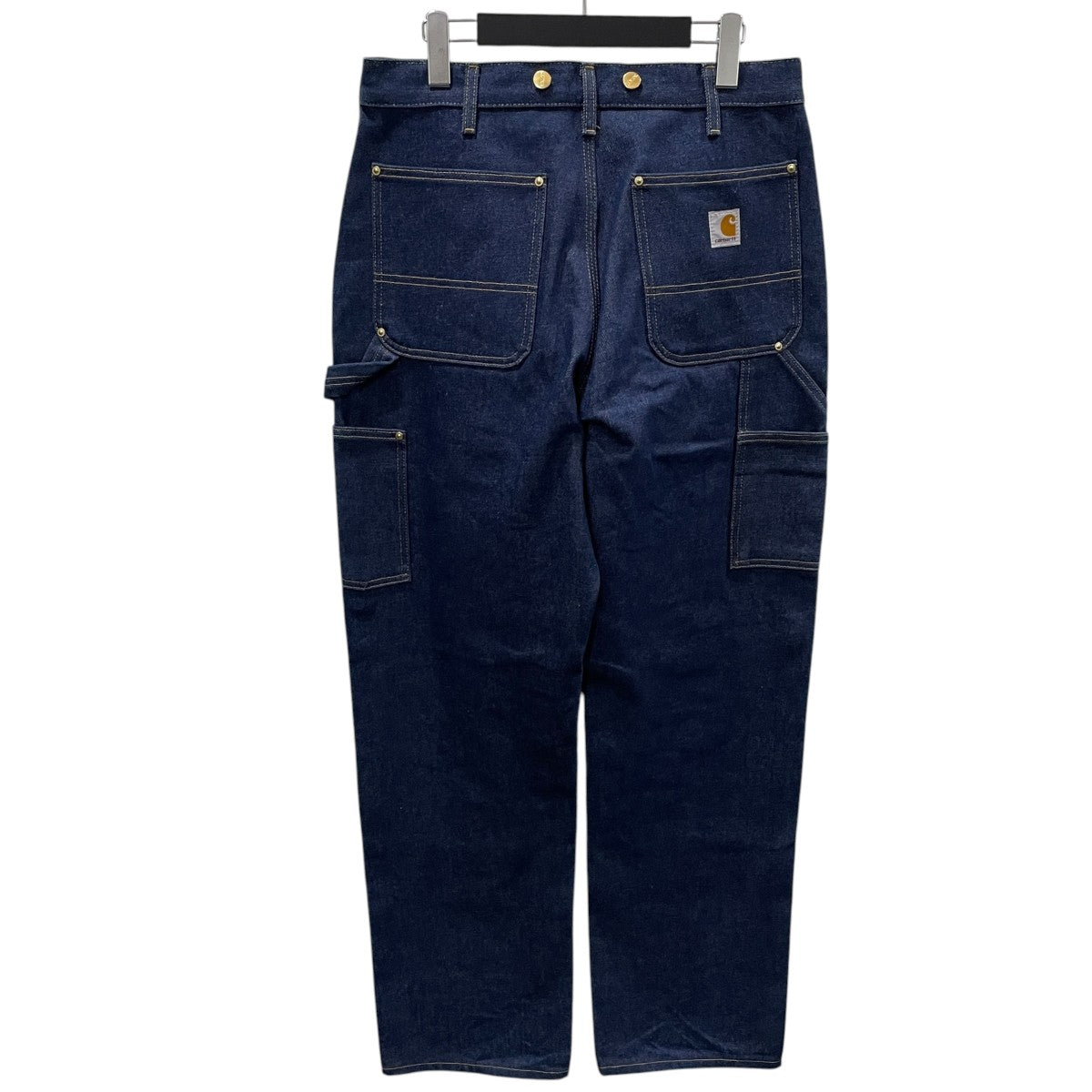ダブルニーデニムパンツ Loose Fit Double-Front Firm Denim Dungarees ルーズフィット ダブルフロントファームデニム ダンガリーズ B07