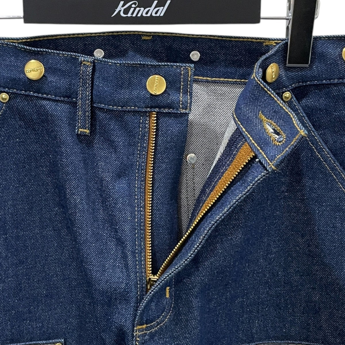 ダブルニーデニムパンツ Loose Fit Double-Front Firm Denim Dungarees ルーズフィット ダブルフロントファームデニム ダンガリーズ B07