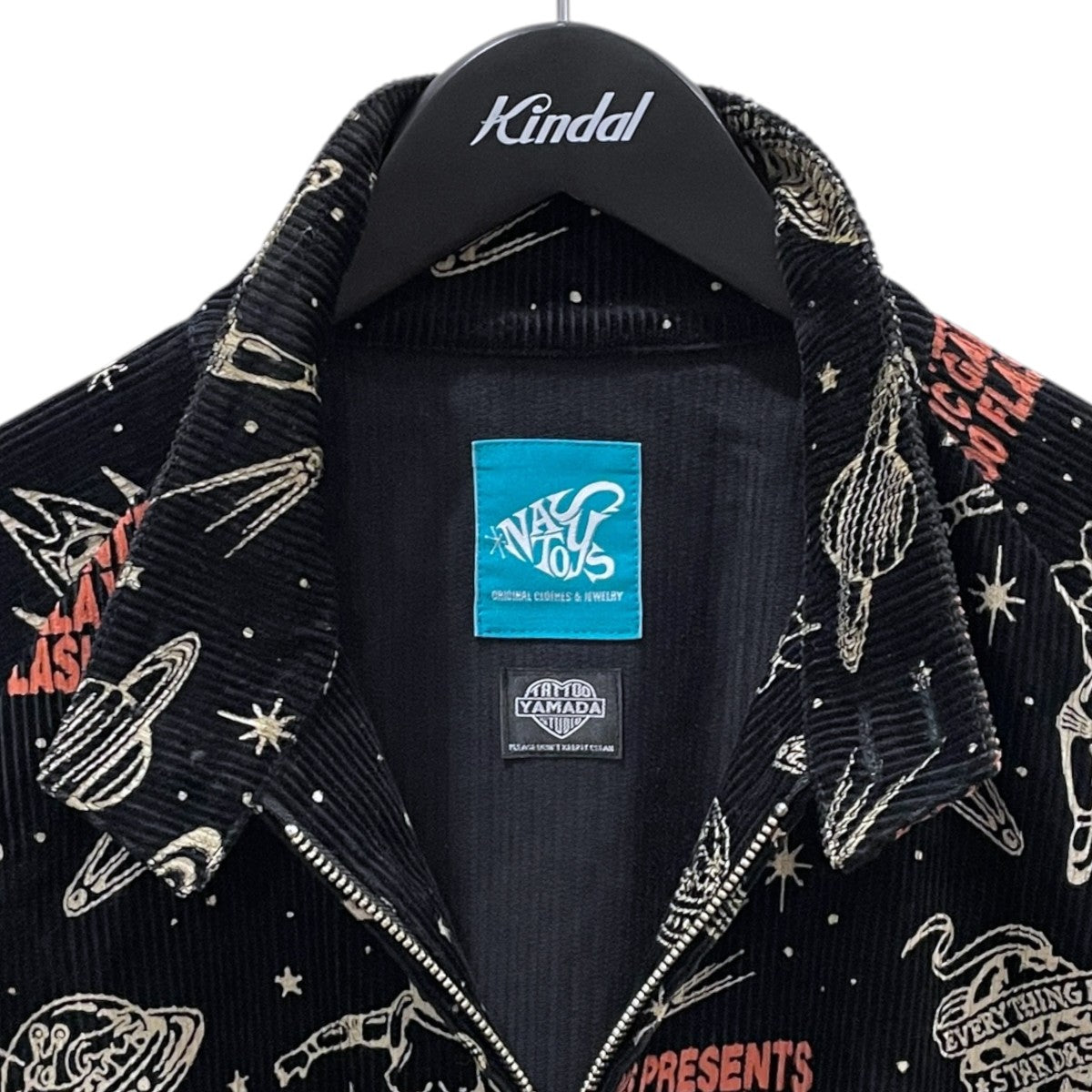 23AW コーデュロイジップアップジャケット GALAXY TATTOO FLASH SWING TOP ギャラクシー タトゥー フラッッシュ スイングトップ NTJL-03