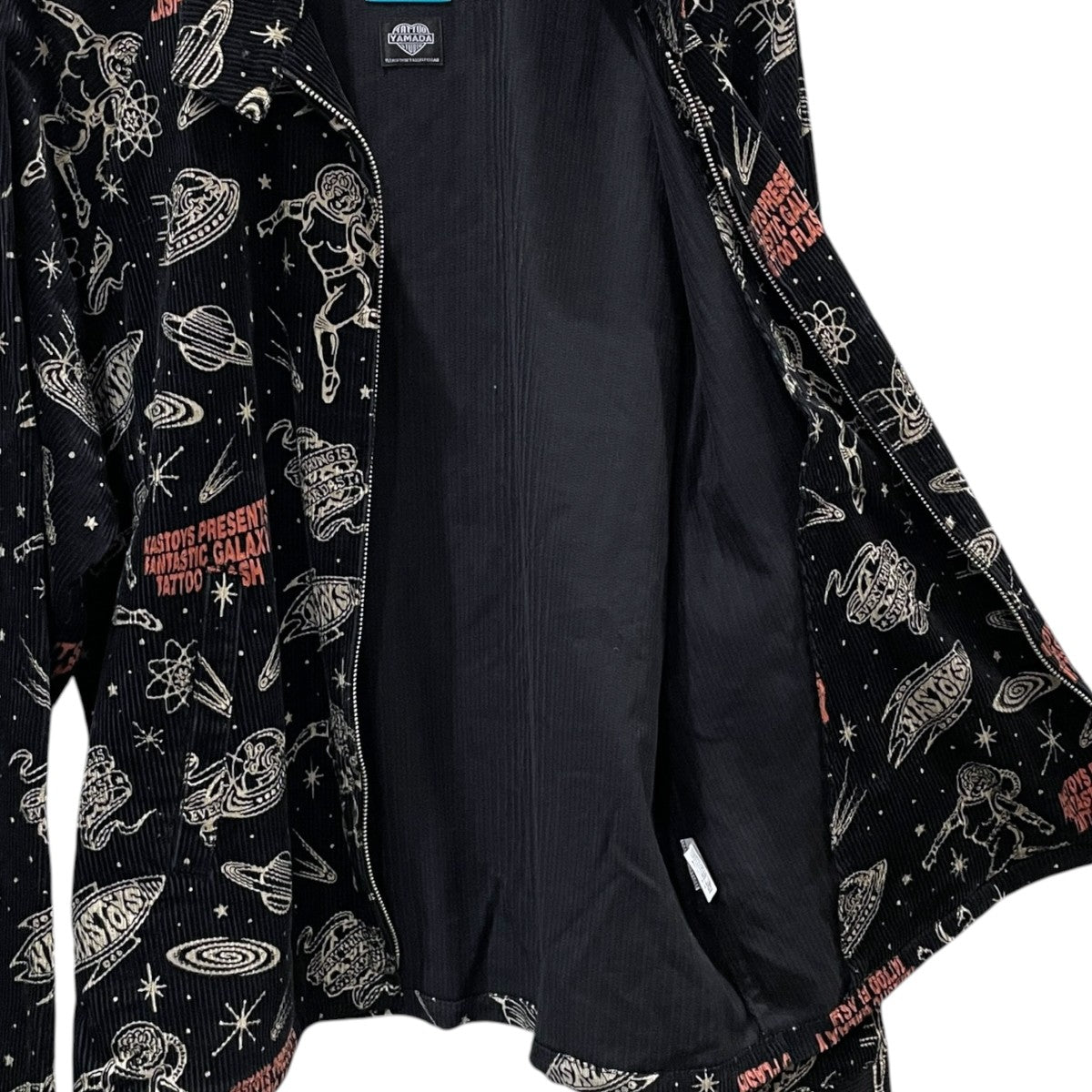23AW コーデュロイジップアップジャケット GALAXY TATTOO FLASH SWING TOP ギャラクシー タトゥー フラッッシュ スイングトップ NTJL-03