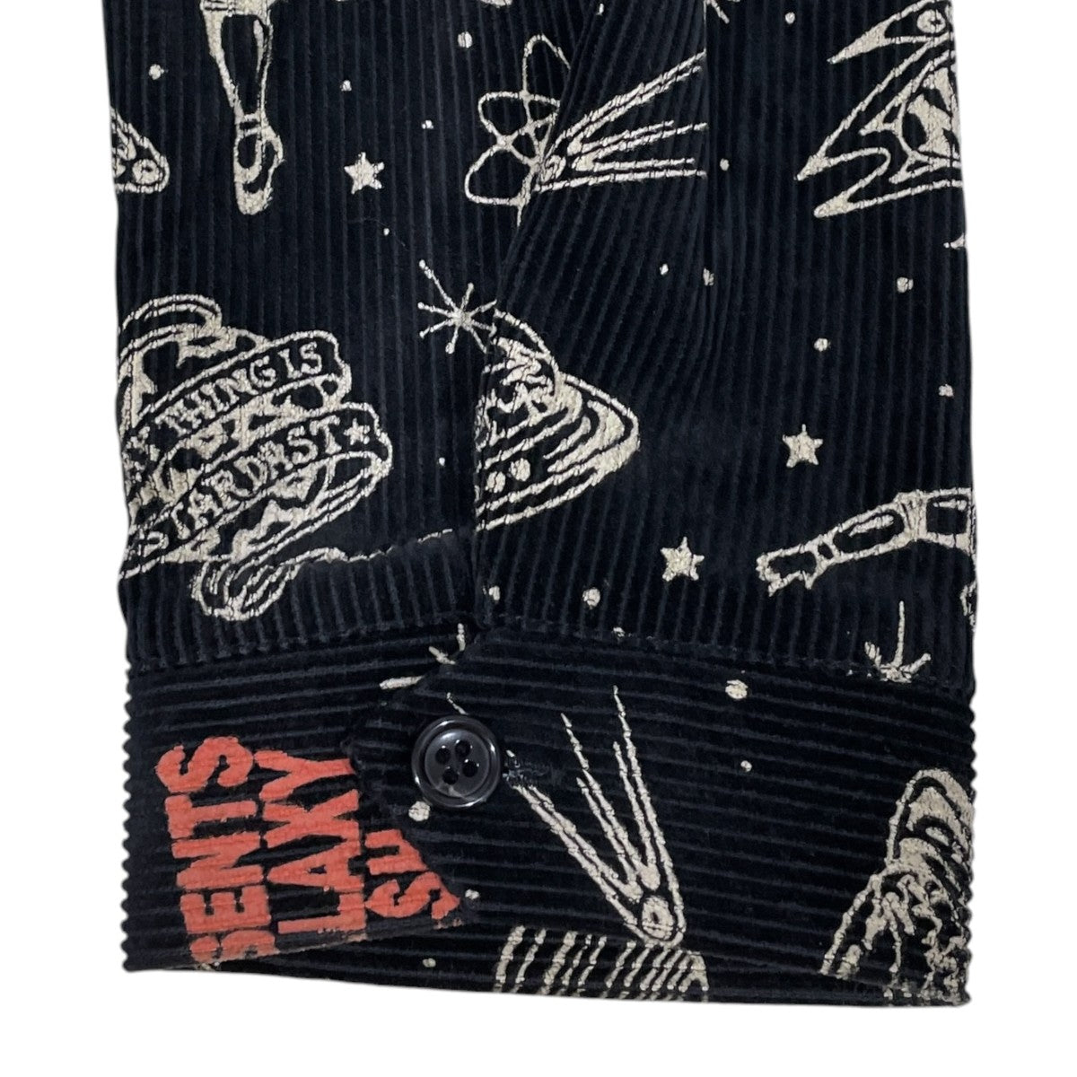 23AW コーデュロイジップアップジャケット GALAXY TATTOO FLASH SWING TOP ギャラクシー タトゥー フラッッシュ スイングトップ NTJL-03