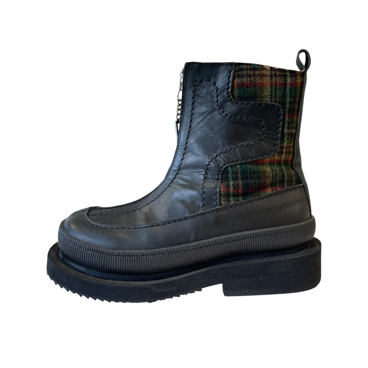 center zip large sole bootsブーツ2716 F 33