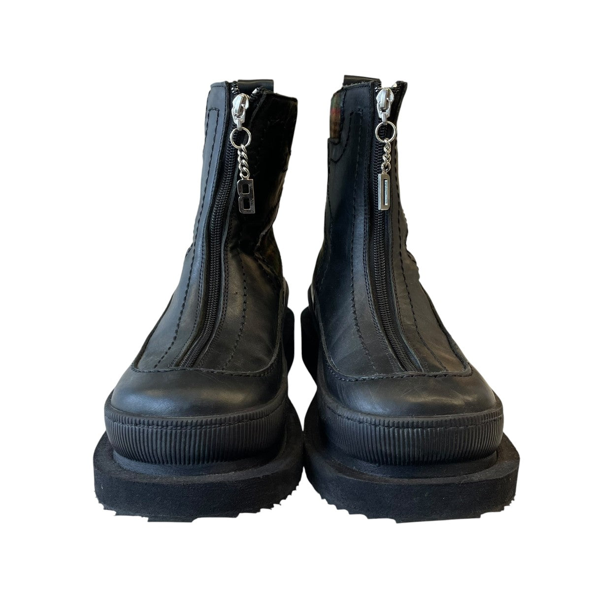 center zip large sole bootsブーツ2716 F 33