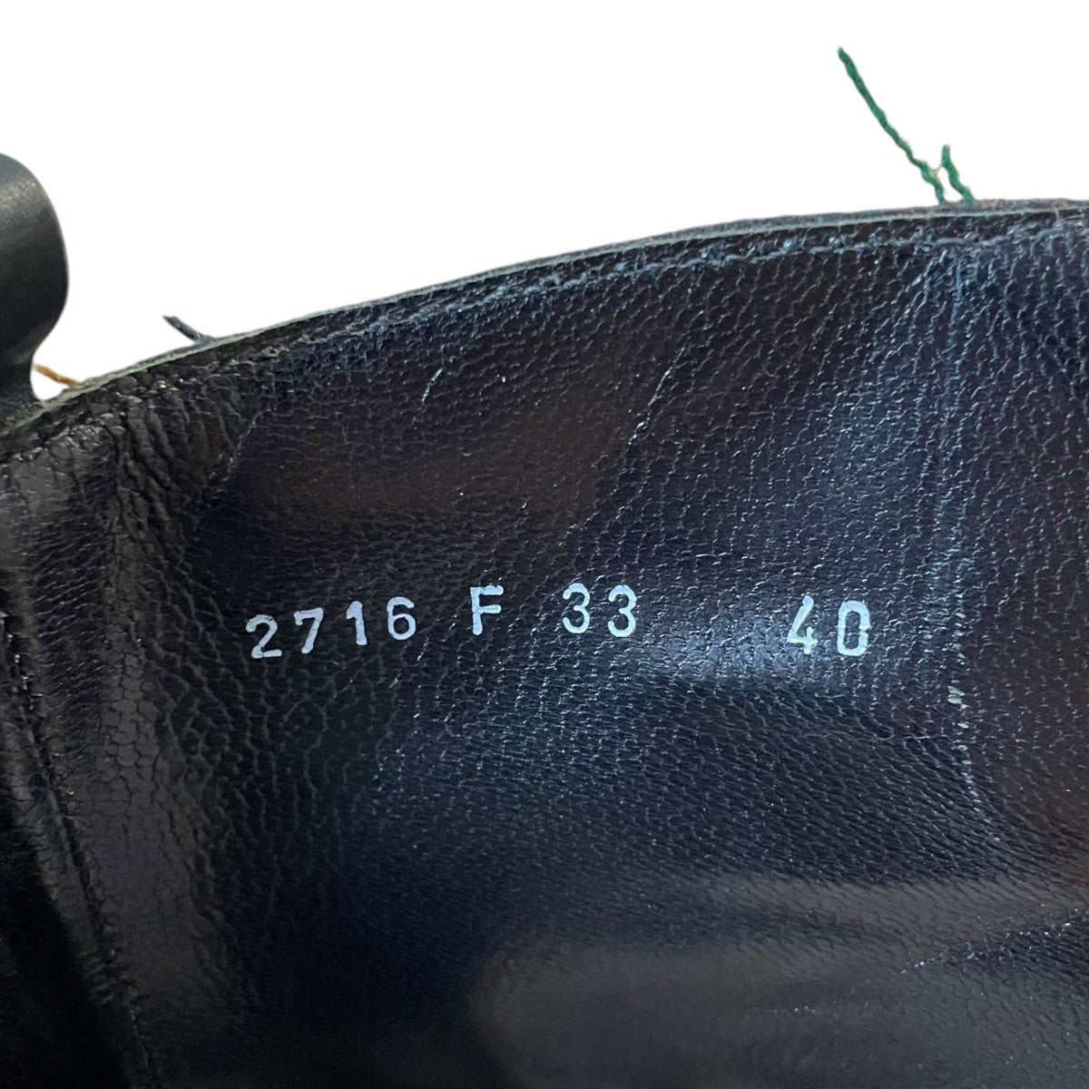center zip large sole bootsブーツ2716 F 33