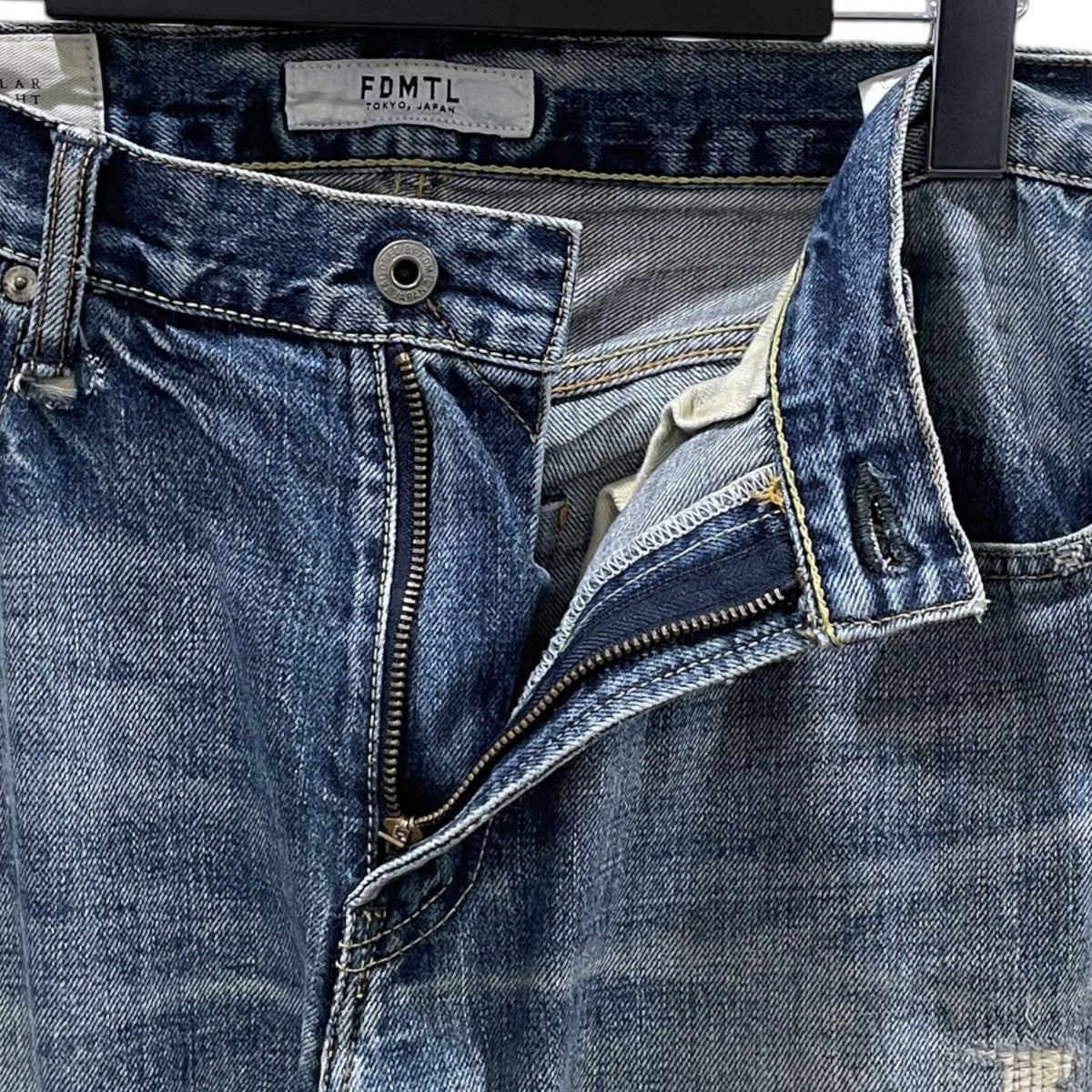 加工デニムパンツ CLASSIC STRAIGHT DENIM シックストレートデニム REGULAR STRAIGHT レギュラーストレート