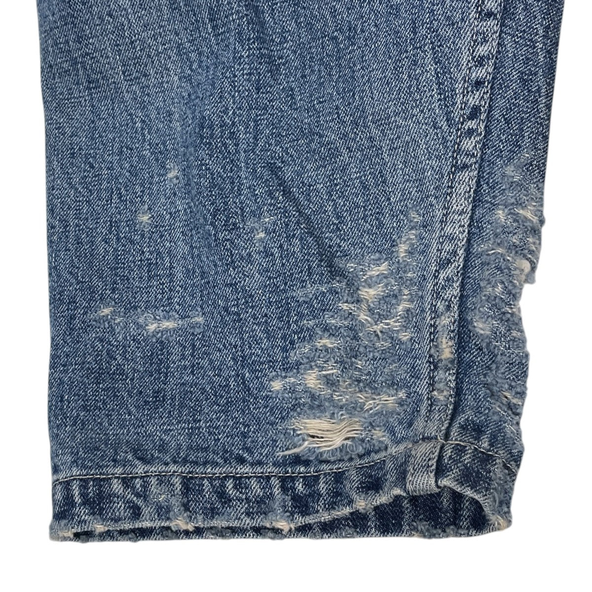 21AW セルビッチデニム ダメージ メキシカンパーカー Selvage Denim Damage Mexican Parker 21-011-MP-8010-3