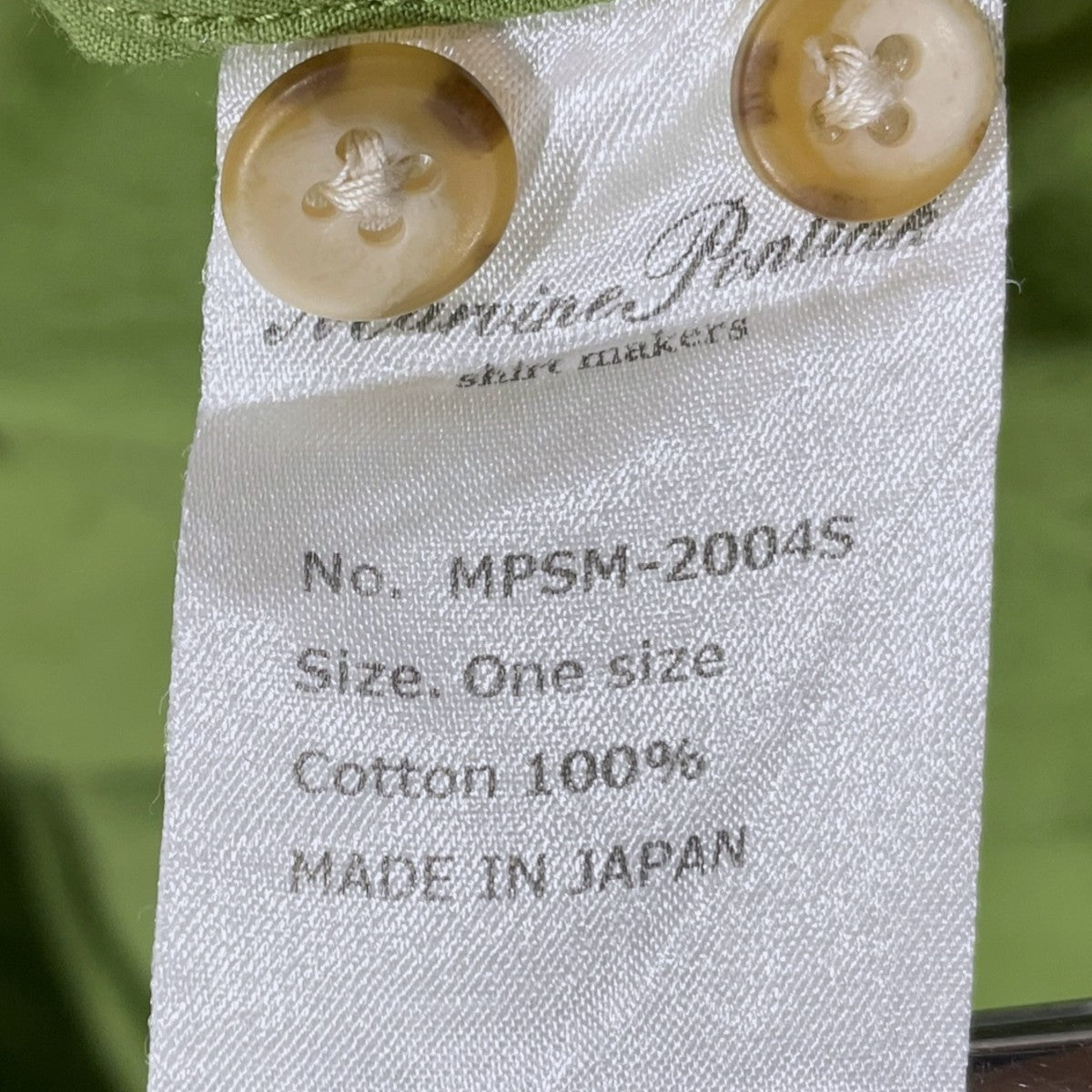 長袖シャツ Italian Collar SH タリアンカラーシャツ MPSM-2004S