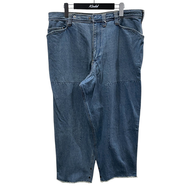 essay 20ss ワイドデニムパンツ Essay(エッセイ) 20AW 2WAYデニムパンツ THE GORILLA ザ・ゴリラ ES11P