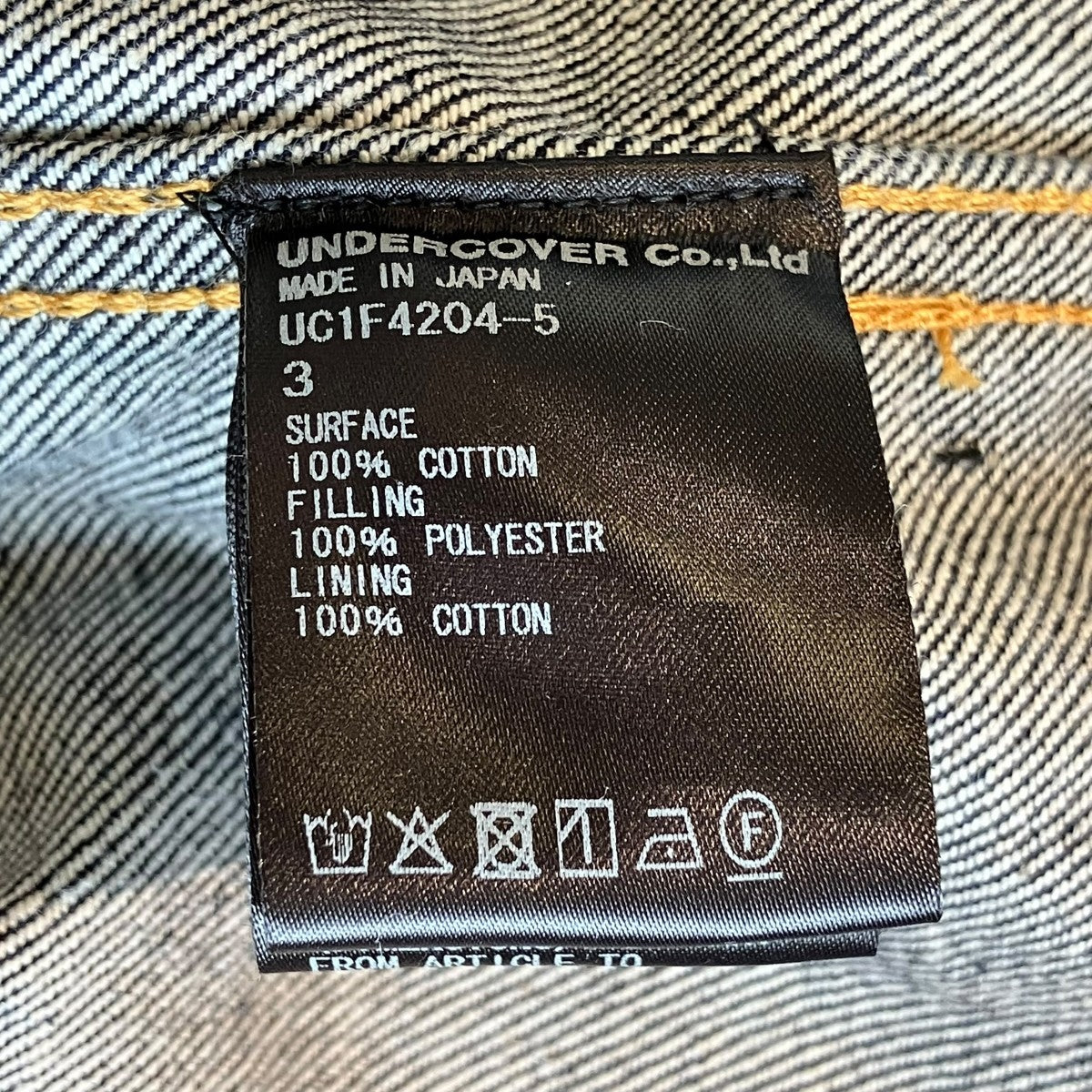 26SSデニムジャケットUC1F4204-5
