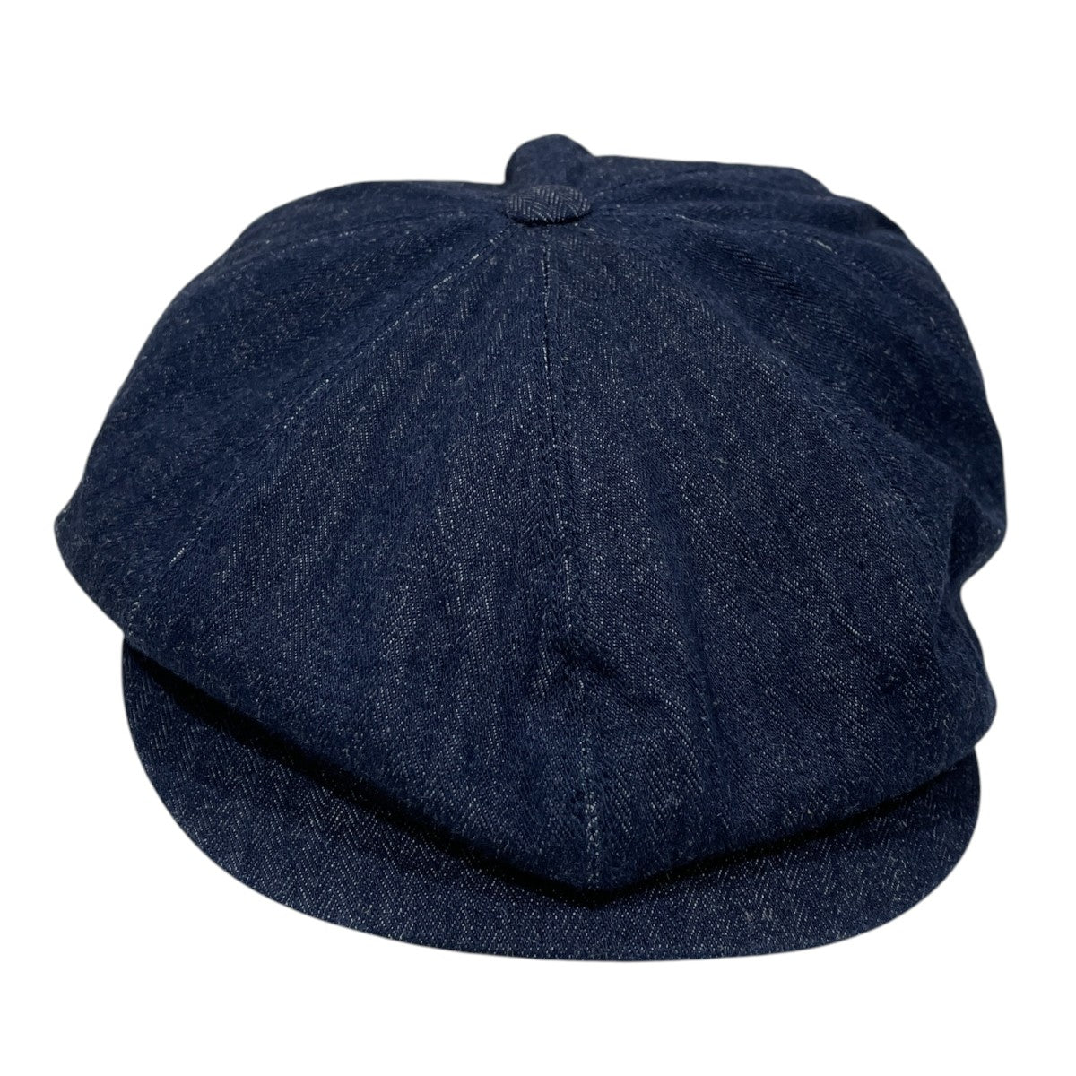 24SS コットンリネンデニムキャスケット PEAKED CAP (HERRINGBONE) ピークドキャップ (へリンボーン) 241OJ-HT02