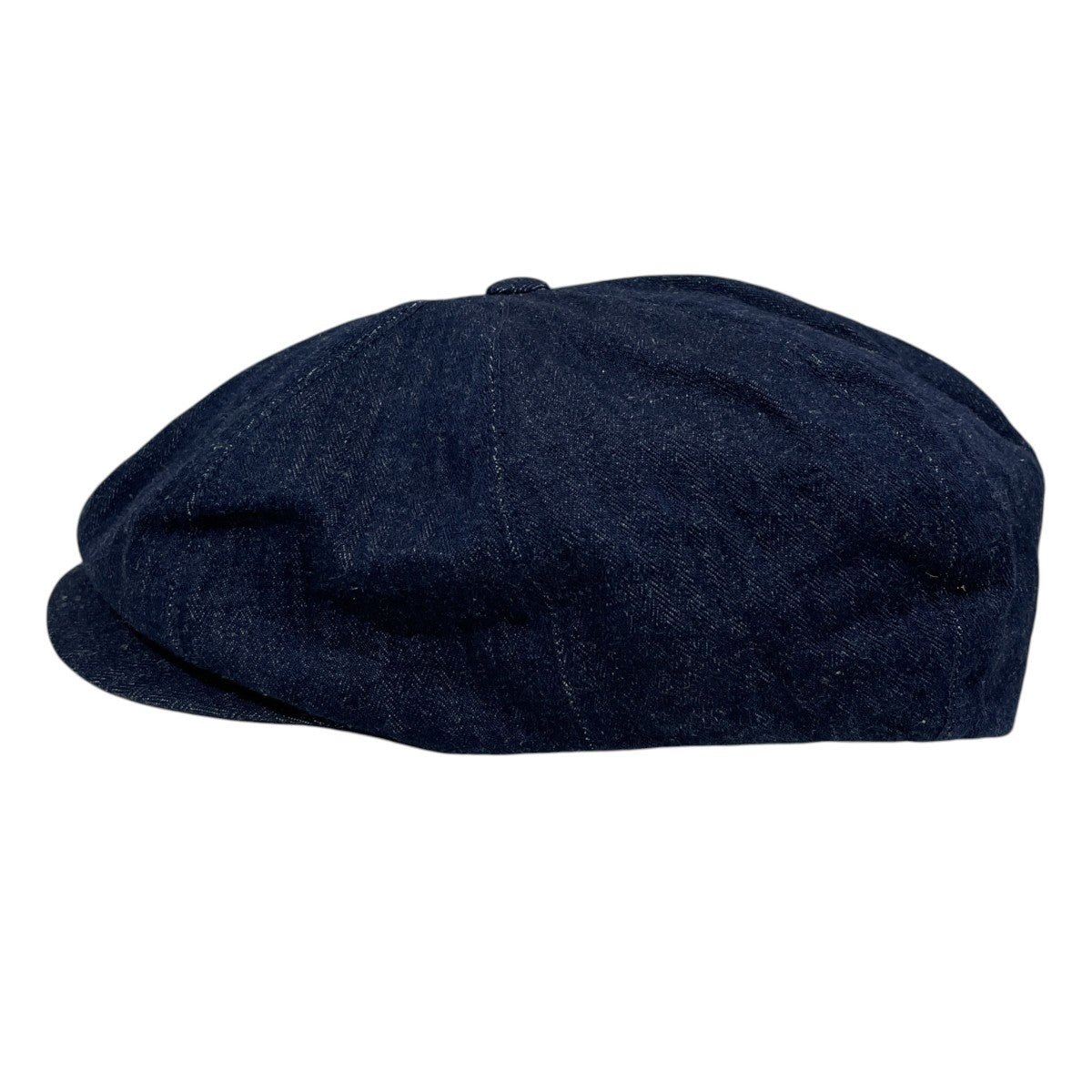 24SS コットンリネンデニムキャスケット PEAKED CAP (HERRINGBONE) ピークドキャップ (へリンボーン) 241OJ-HT02