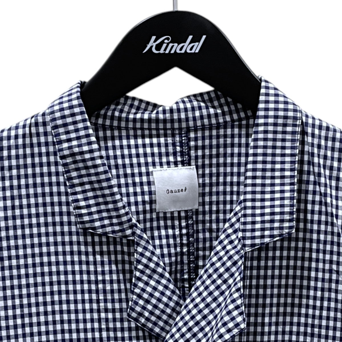 ギンガムチェック柄ダブルジャケット GINGHAM CHECK DOUBLE JACKET