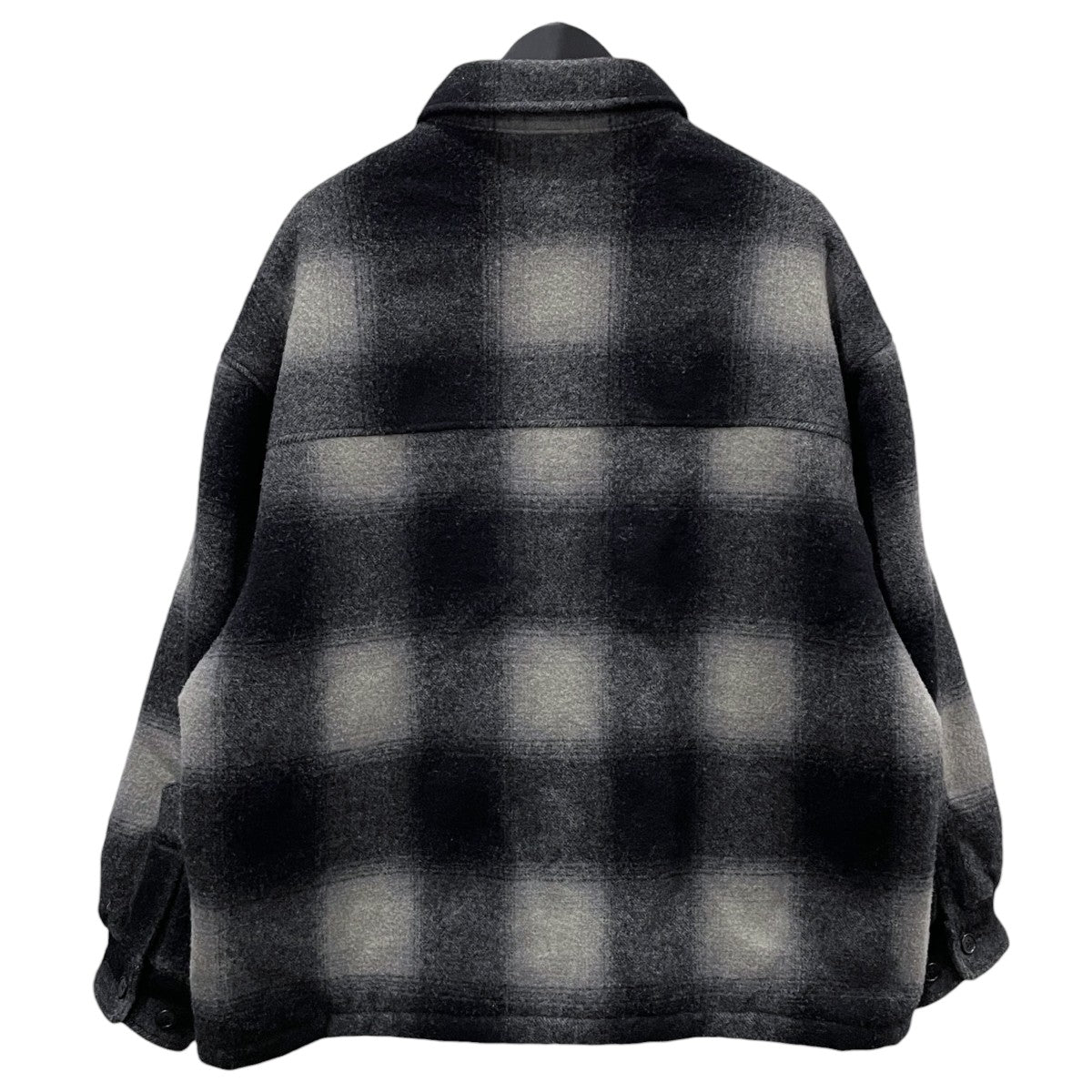 24AW オンブレチェック柄中綿ウールジャケット Ombre Check Wool CPO Jacket オンブレチェックウールCPOジャケット CTE-24A217