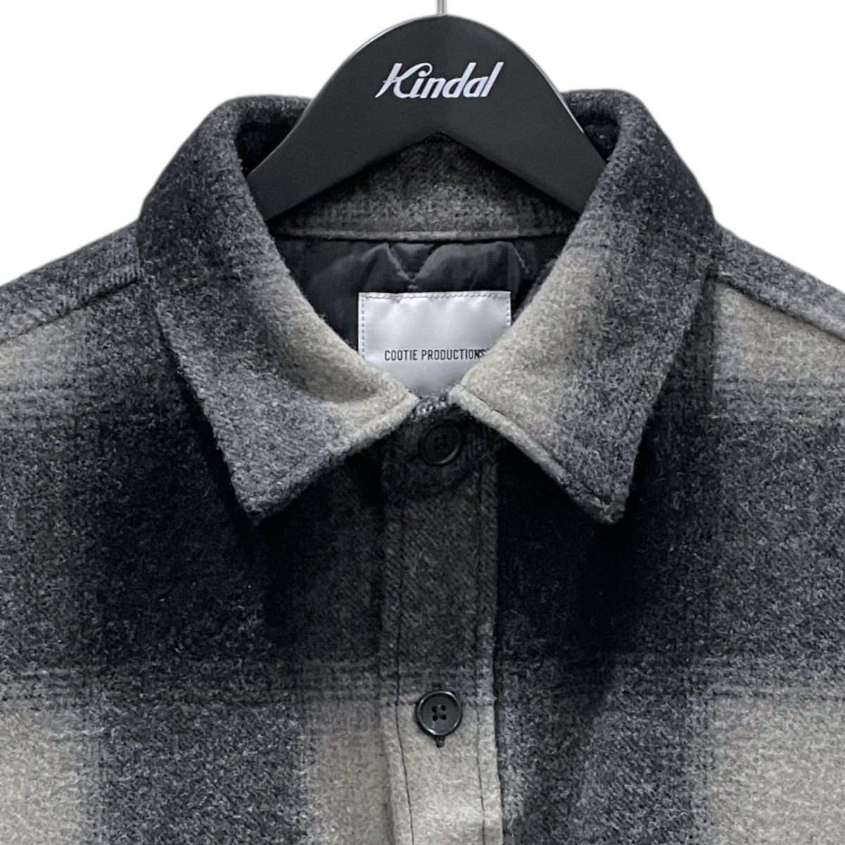 24AW オンブレチェック柄中綿ウールジャケット Ombre Check Wool CPO Jacket オンブレチェックウールCPOジャケット CTE-24A217