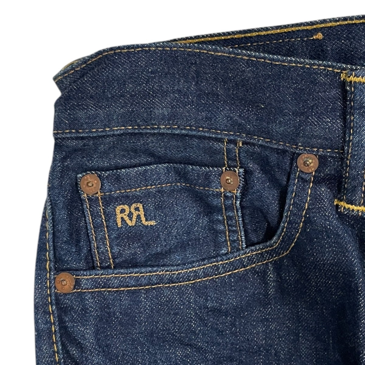 RRL デニムパンツ Low Straight Selvedge Jean ローストレート セルビッジ ジーンズ JAPAN WOVEN ジャパンウーヴン 782504846004 古着・中古-6枚目のアイテム画像