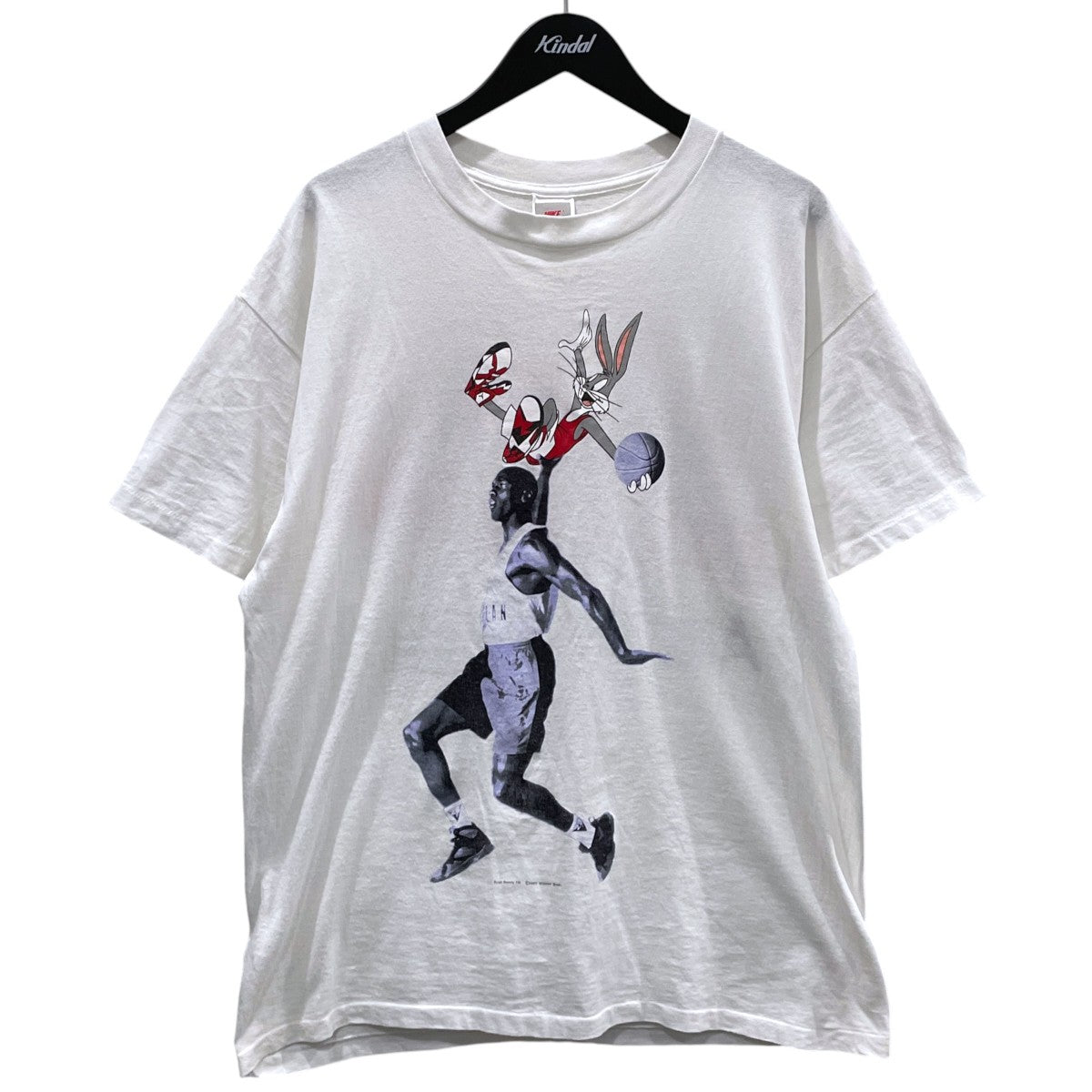 90s プリントTシャツ HARE JORDAN and AIR JORDAN T-SHIRT ヘア ジョーダン アンド エア ジョーダン Tシャツ バックスバニー 660334-100