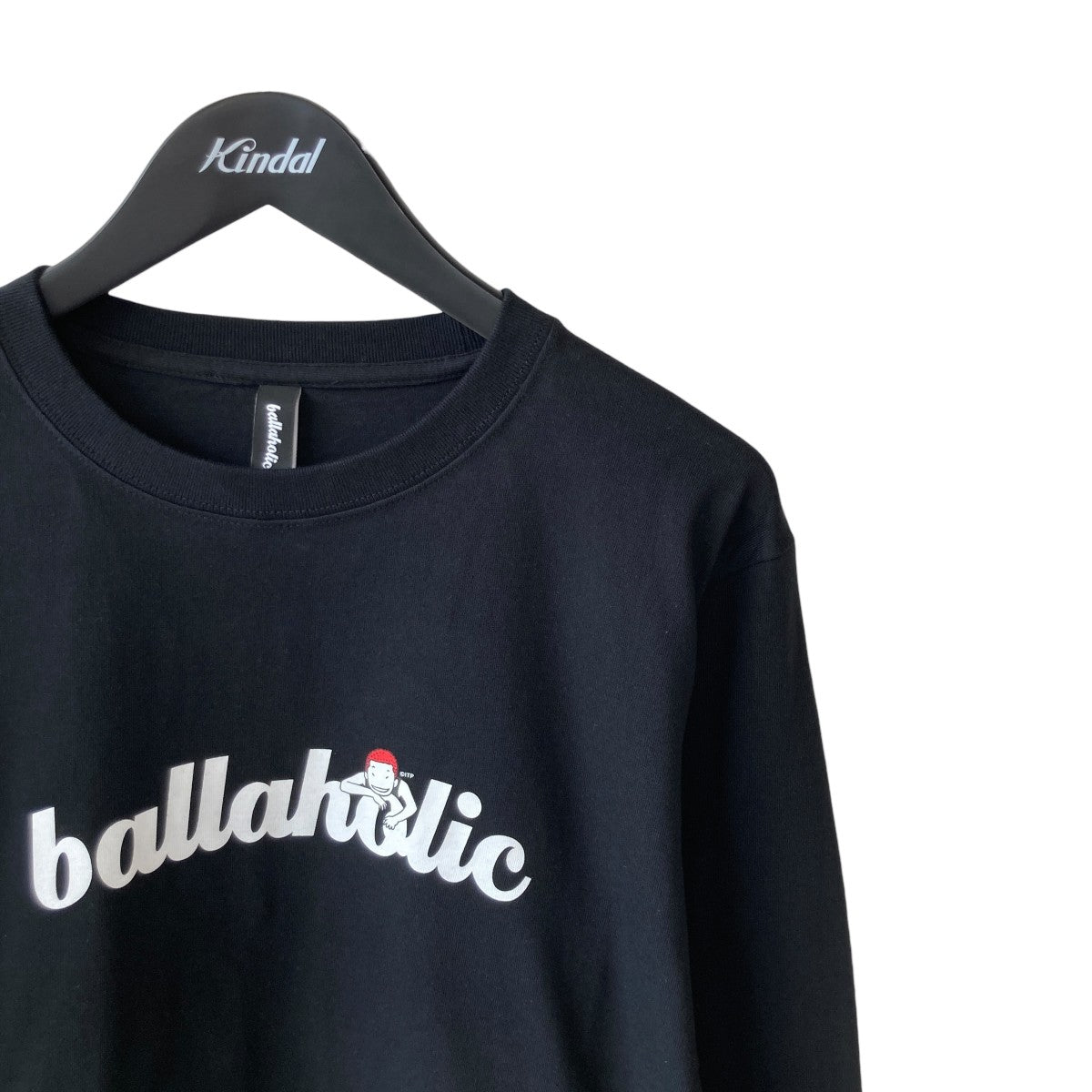 Logo Long Tee-PICK UP PLAYGROUND長袖TシャツBHCTS-00656-BLK-AM
