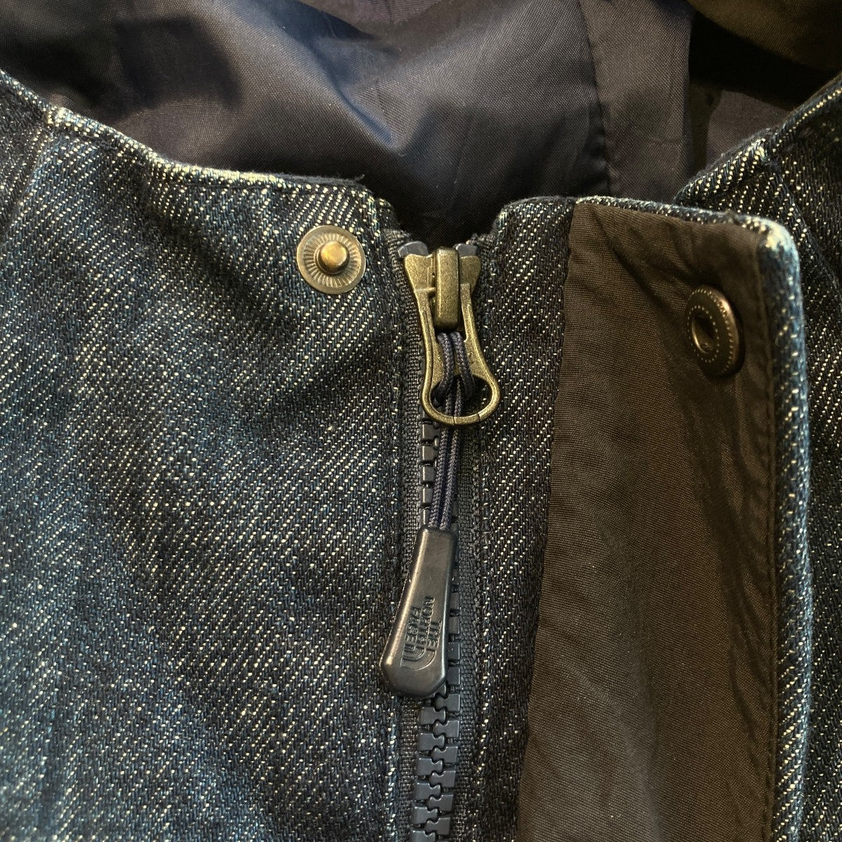 15SSdenim dot shot jacketマウンテンパーカーNP01540I