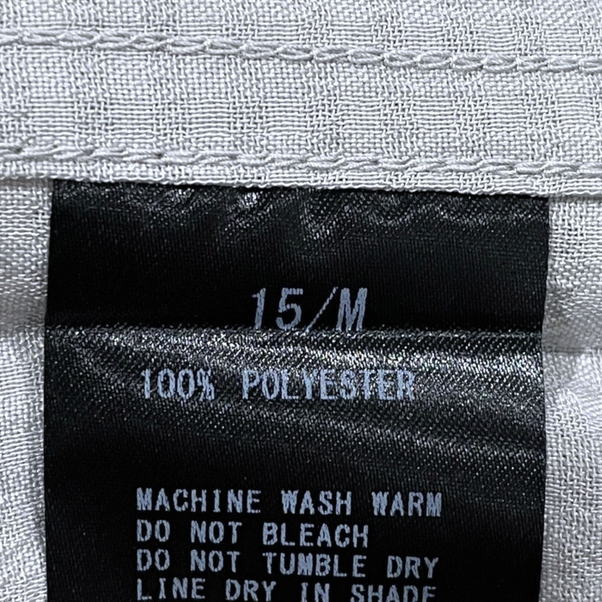 26SS シャドーギンガムチェック柄オープンカラー長袖シャツ MONOCHROME Utility L／S Shirt モノクローム ユーティリティー ロングスリーブ シャツ TR26SS-406