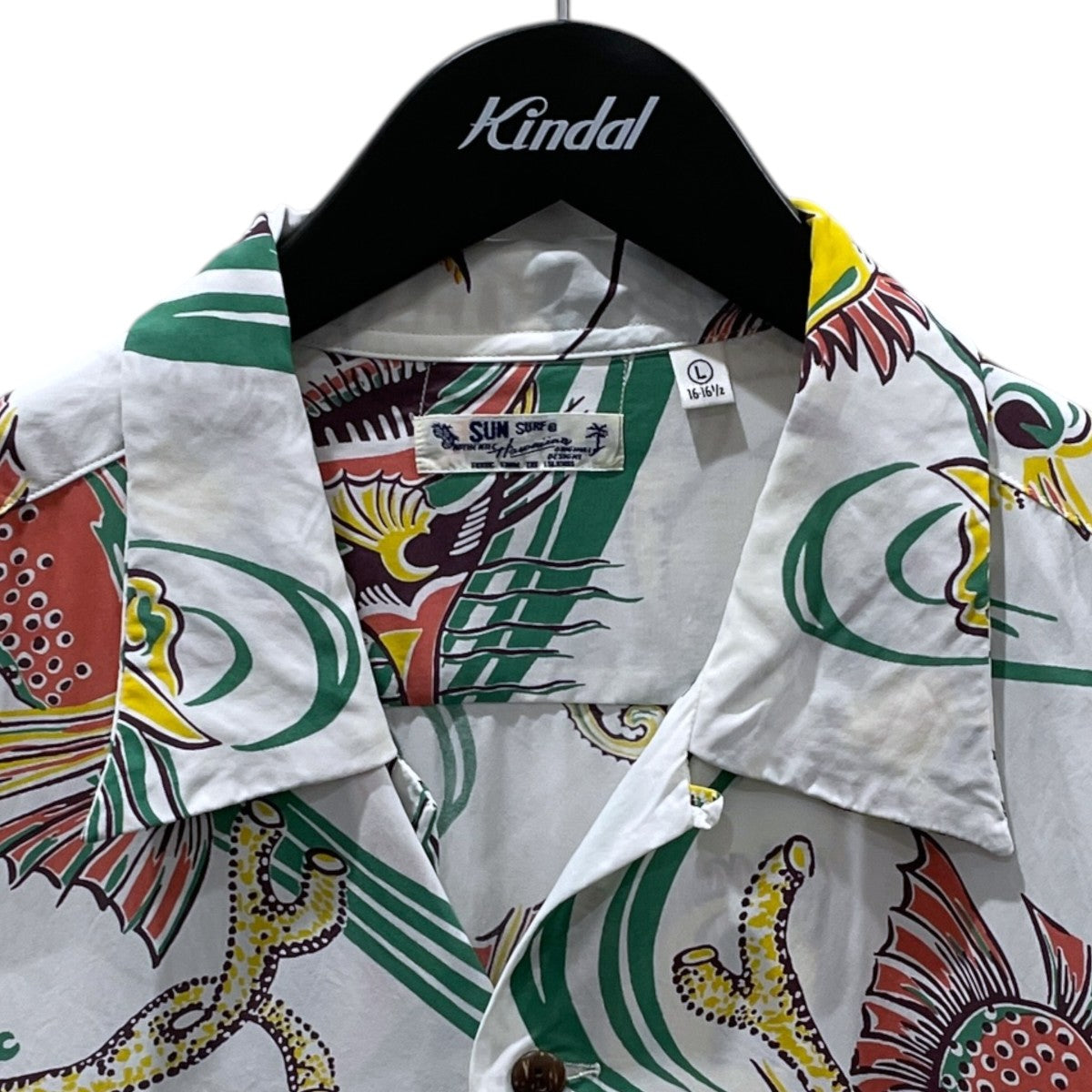 25SS オープンカラー半袖シャツ アロハシャツ  RAYON HAWAIIAN SHIRT BUG EYED FISH レーヨンハワイアンシャツ バグ アイド フィッシュ SS39417