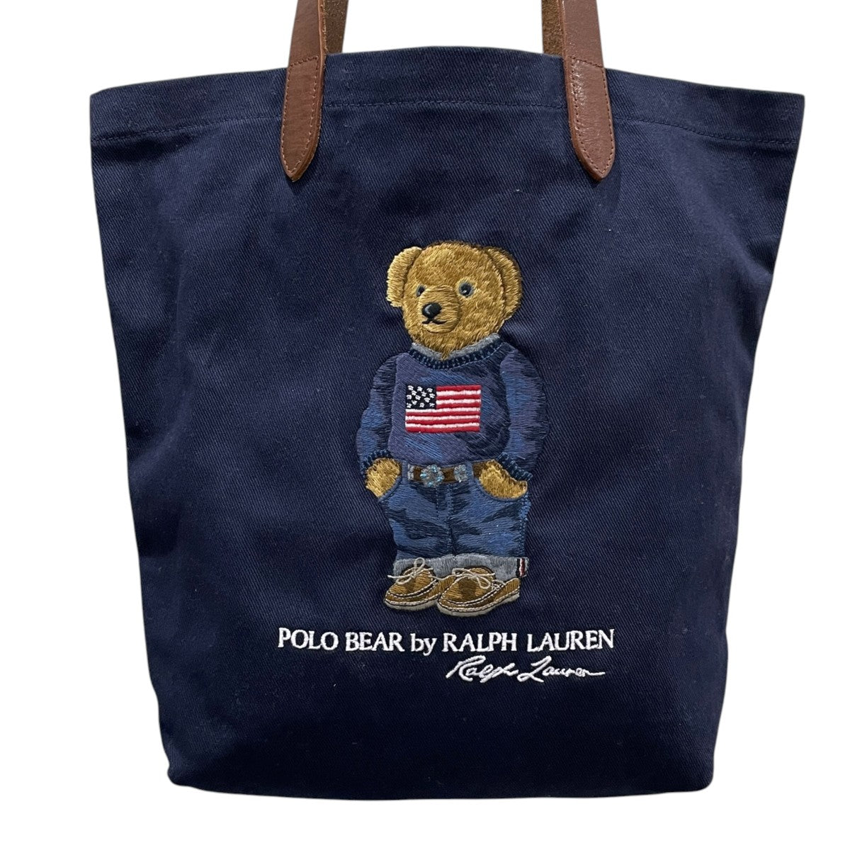 23AW ポロベア ツイル ショッパー トートバッグ Polo Bear Twill Shopper Tote 405877083001