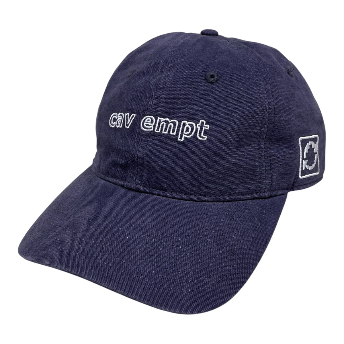 26SS バイオウォッシュ加工キャップ CAV EMPT ROUND CA キャヴエンプト ラウンド キャップ CES29G03