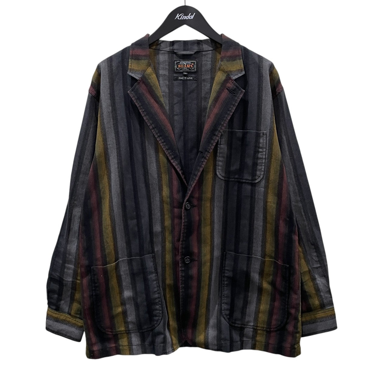 26SS ストライプ柄ジャケット 4B Cuffs Jacket Ombre Stripe 4ボタン カフスジャケット オンブレストライプ 38-16-0750-874