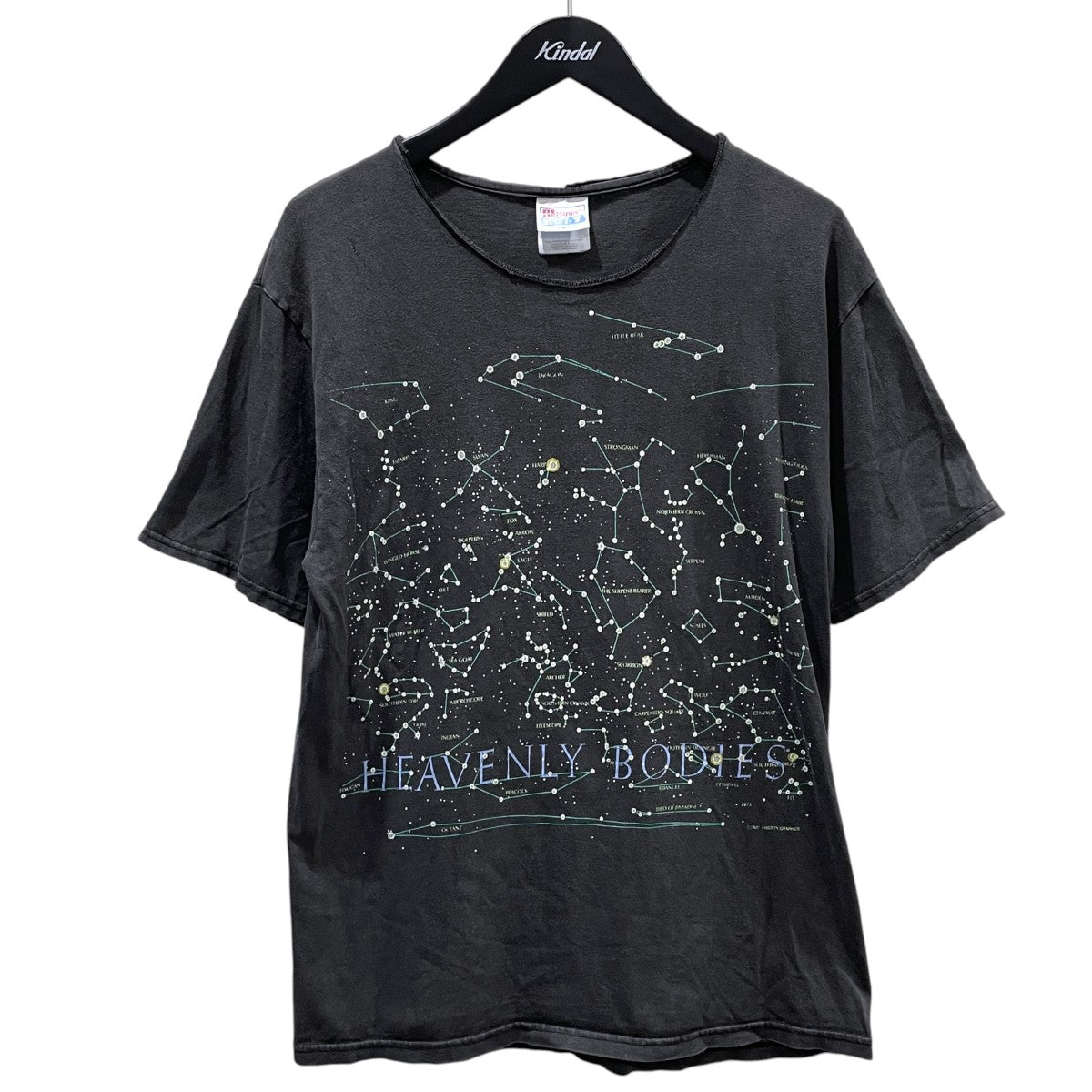 90〜00s 蓄光プリントTシャツ Liberty Graphics リバティ・グラフィックス HEAVENLY BODIES ヘヴンリー・ボディーズ／天体