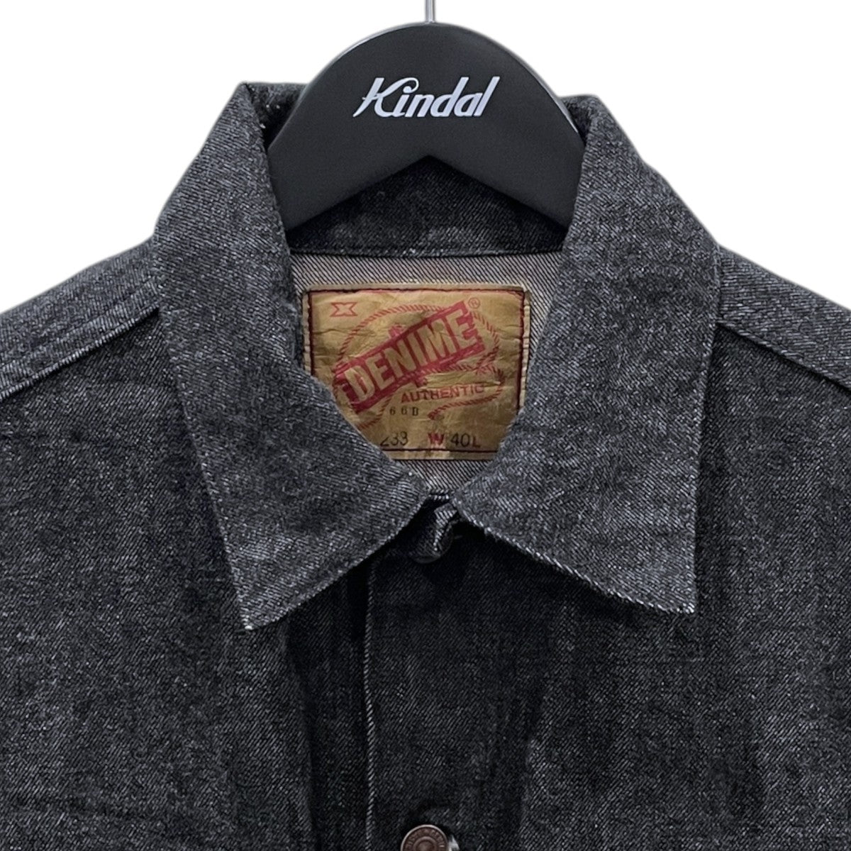 25AW デニムジャケット Lot 233-66B (3RD TYPE) BLACK DENIM