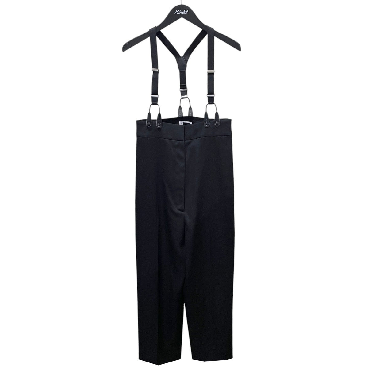 22AW ギャバ ハイウエスト サスペンダーパンツ GABA HIGH WAIST SUSPENDERS PANTS 1614-299-5885
