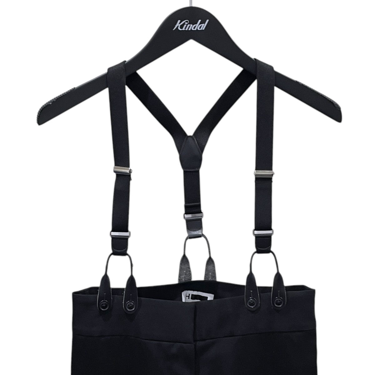 22AW ギャバ ハイウエスト サスペンダーパンツ GABA HIGH WAIST SUSPENDERS PANTS 1614-299-5885