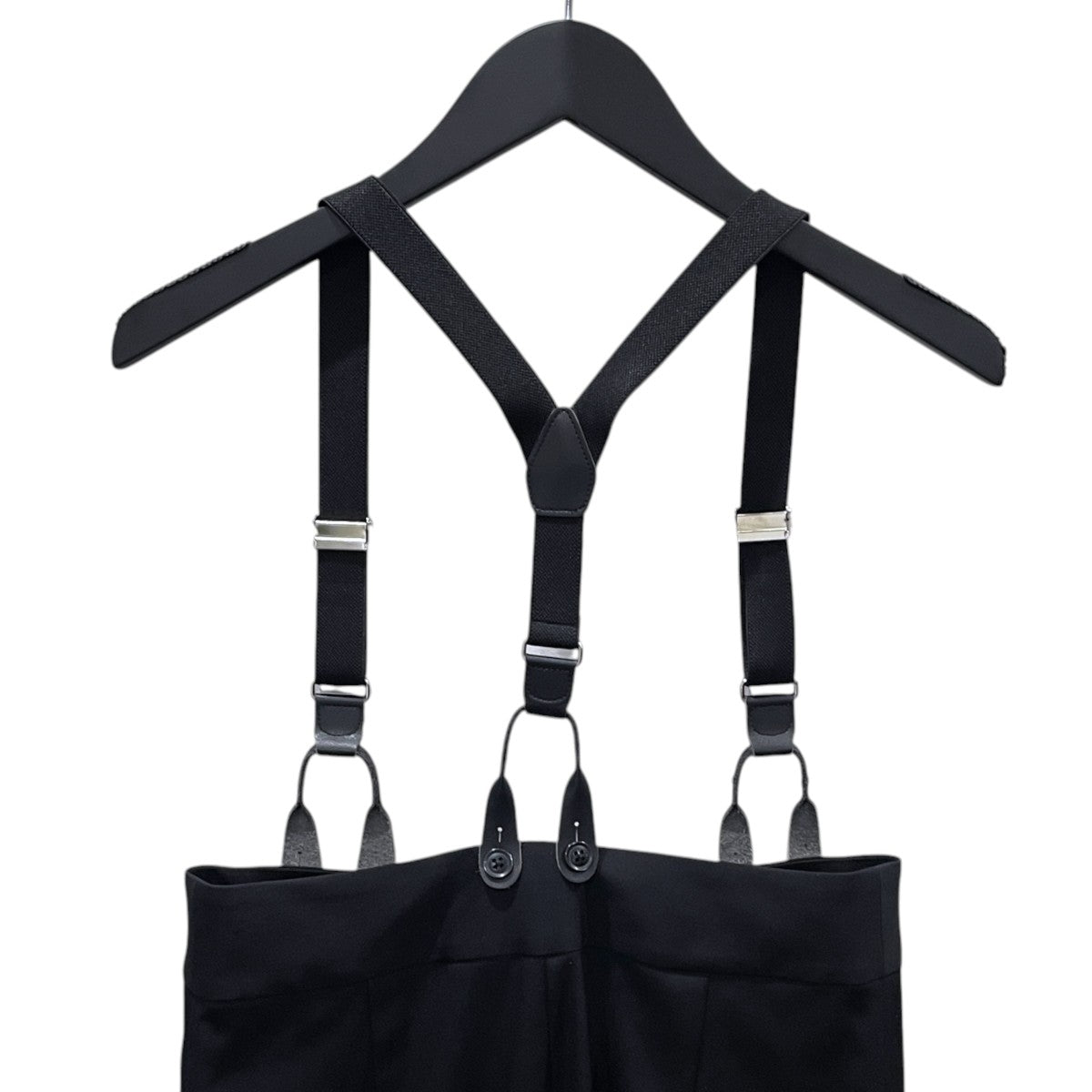 22AW ギャバ ハイウエスト サスペンダーパンツ GABA HIGH WAIST SUSPENDERS PANTS 1614-299-5885