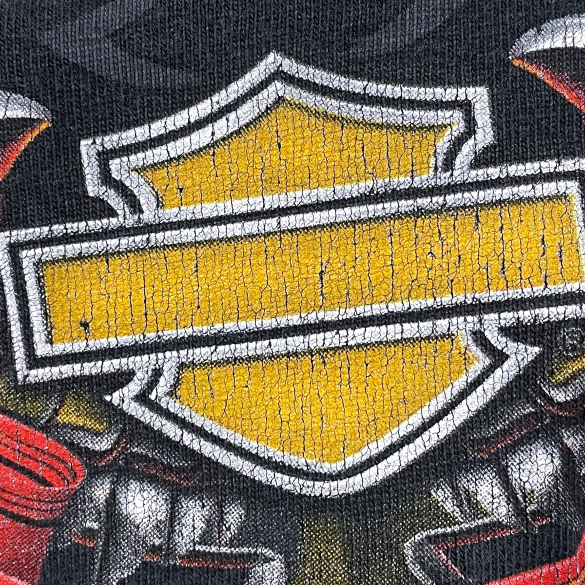 HARLEY-DAVIDSON プリントTシャツ 古着・中古-4枚目のアイテム画像