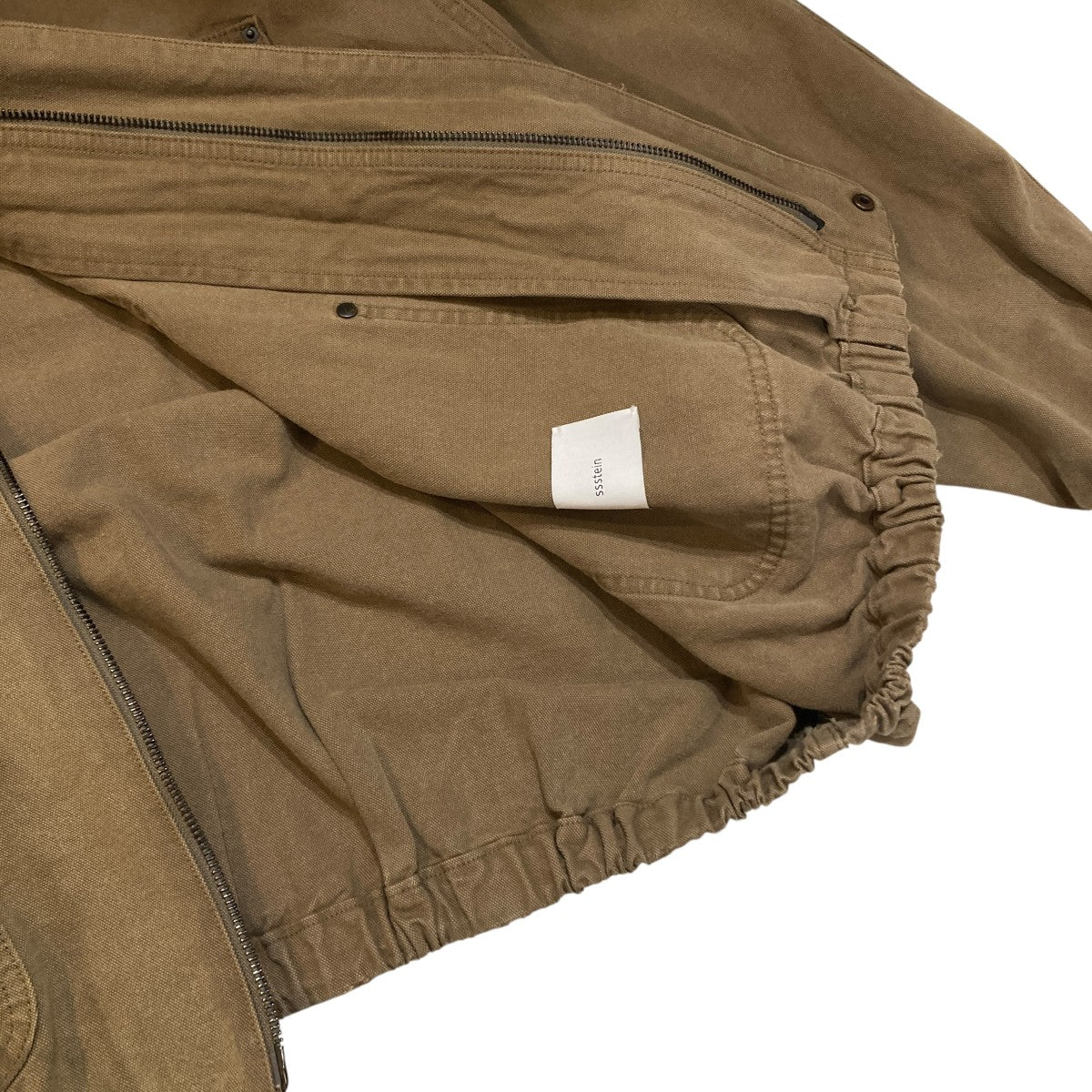 26SSSULFUR DYED OXFORD VINTAGE JACKETヴィンテージジップアップジャケットST.1387