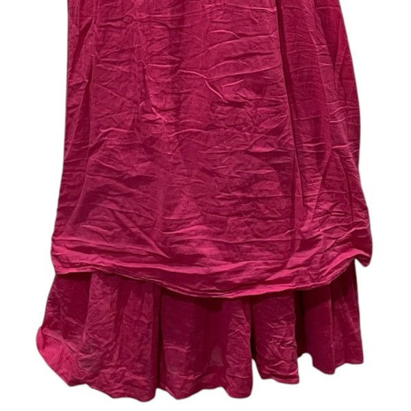 24SS ノースリーブマキシワンピース Cotton Voile Shirring Sleeveless Dress コットンボイル シャーリング スリーブレスドレス 010541GT4