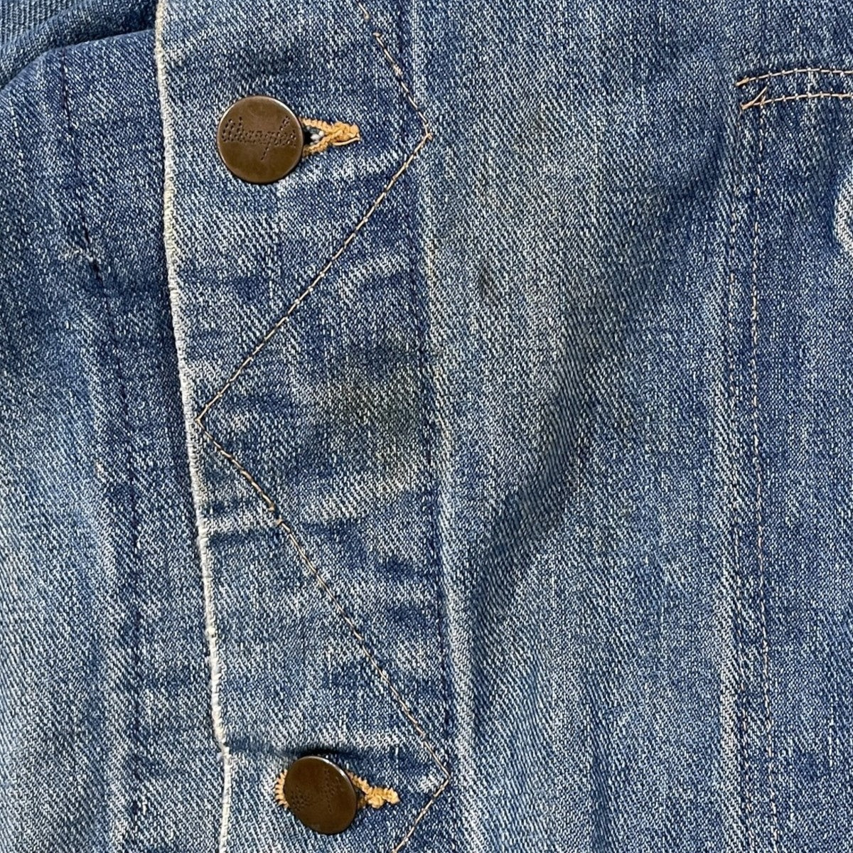 Wrangler デニムジャケット 古着・中古-5枚目のアイテム画像
