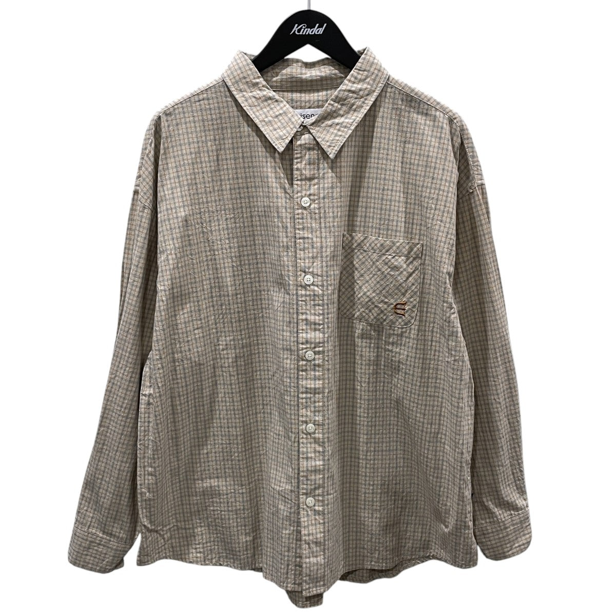 24AW チェック柄長袖シャツ WILLIAM CHECK L／S SHIRT ウィリアム チェック ロングスリーブ シャツ 24FW-S02