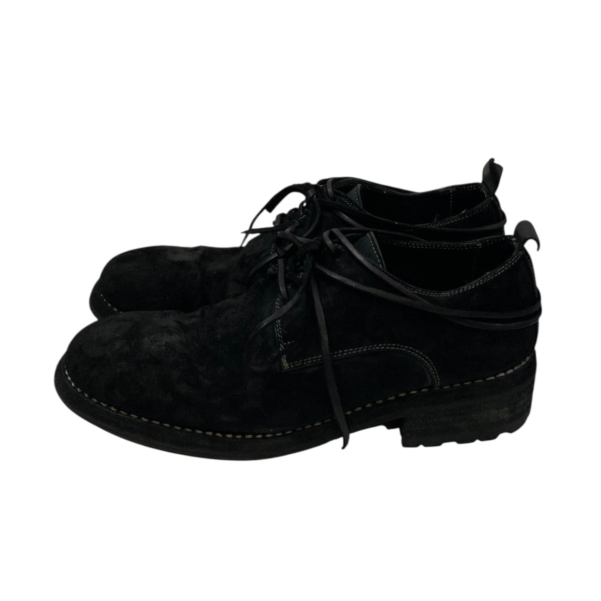 GUIDI(グイディ) 26SSDADDY SHOES COATED BLKT for BIOTOPレザー