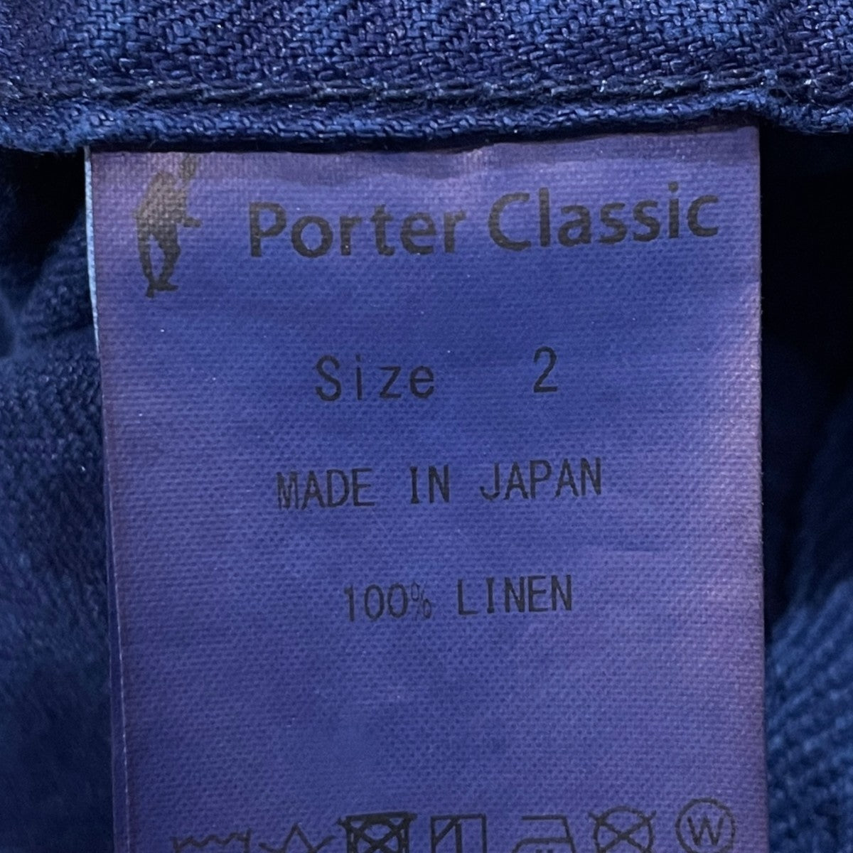 26SS インディゴ リネン チャイニーズ ジャケット INDIGO LINEN CHINESE JACKET