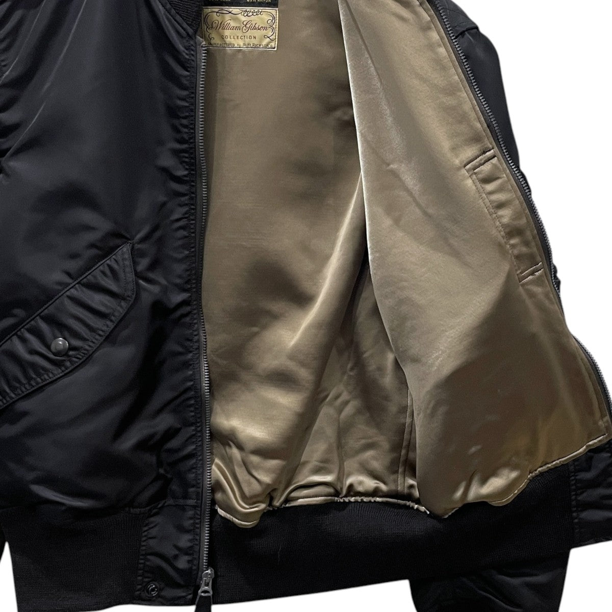 24AW MA-1ジャケット Type BLACK L-2B SKYLINE CLOTHING CORPORATION MODEL BR15625