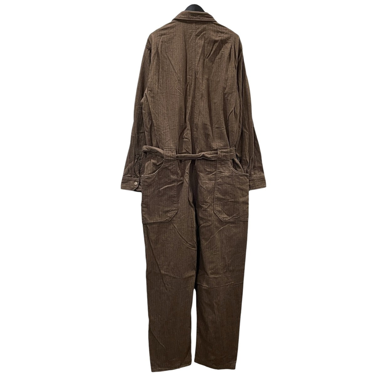 18AW ヘリンボーン柄オールインワン Coveralls - Brushed HB カバーオールズ ブラッシュド ヘリンボーン