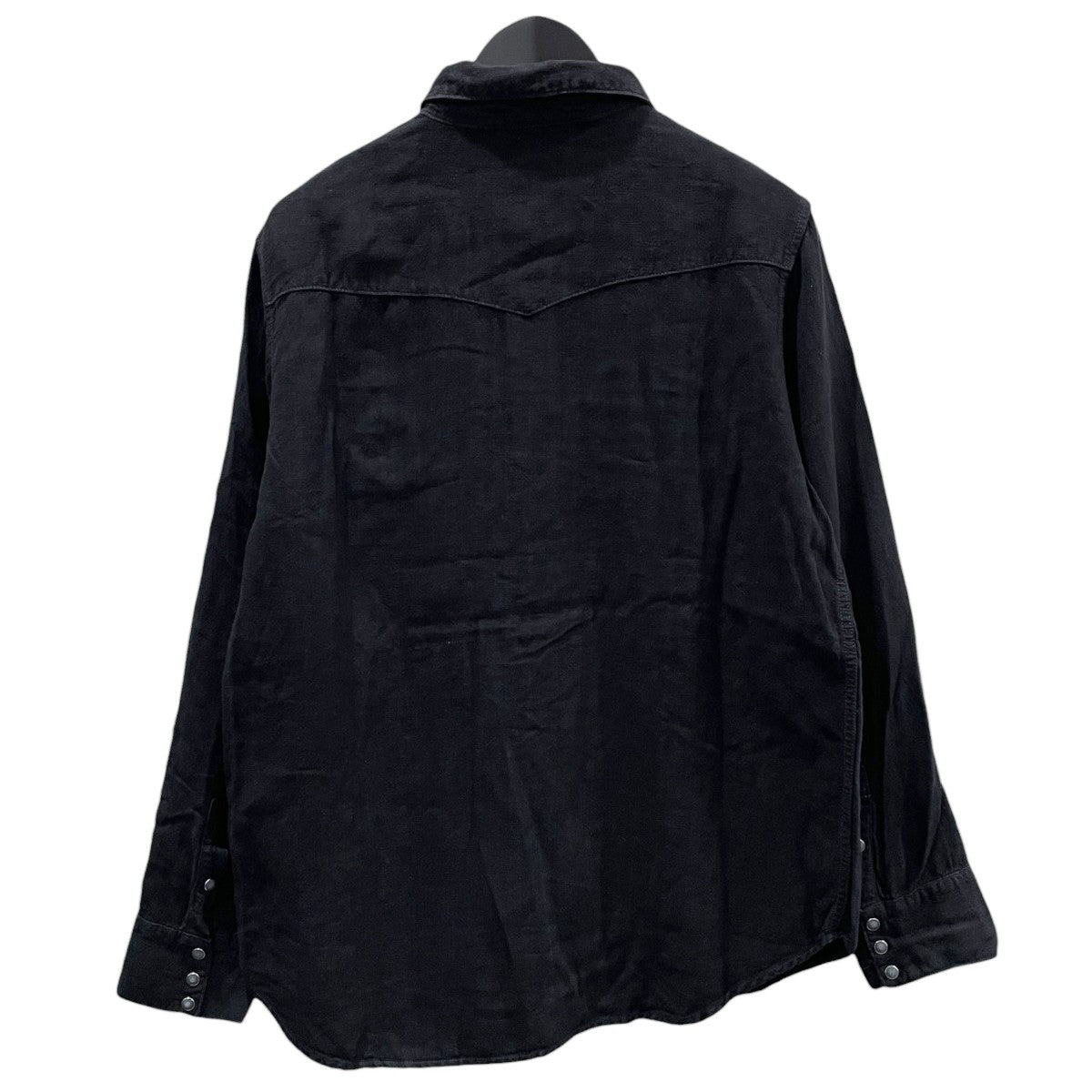 リネン長袖シャツ LINEN WESTERN SHIRT リネンウエスタンシャツ