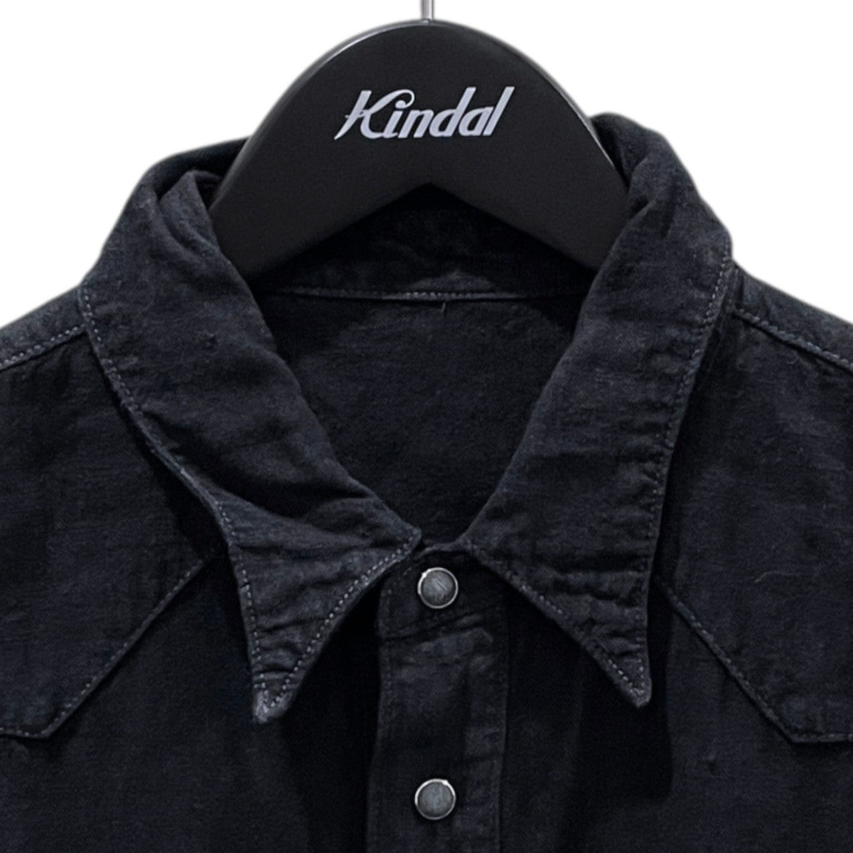リネン長袖シャツ LINEN WESTERN SHIRT リネンウエスタンシャツ