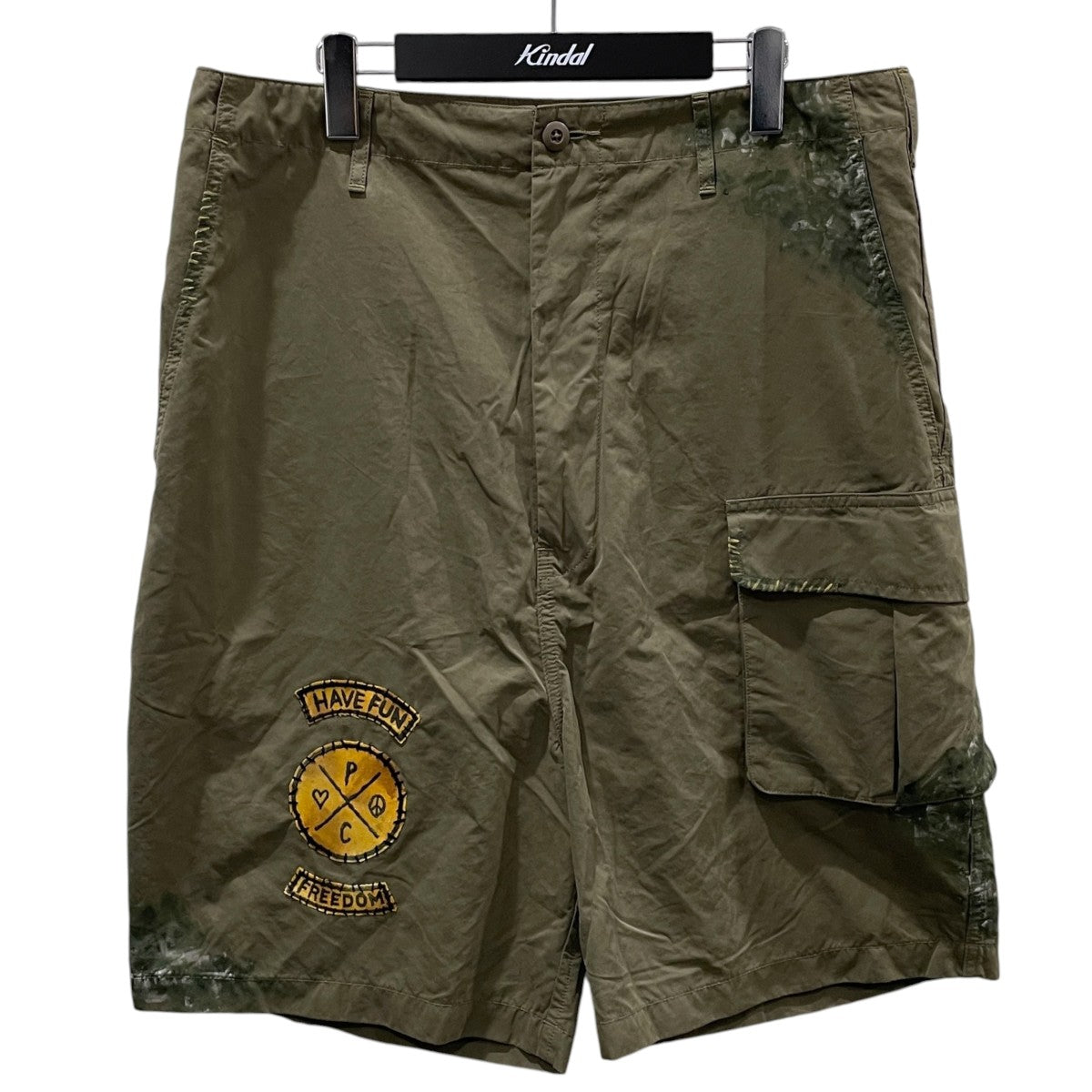Porter Classic 18SS ハンドワーク ヒッピー ウェザーショーツ H／W HIPPIE WEATHER SHORTS PC-020-837 古着・中古-1枚目のアイテム画像