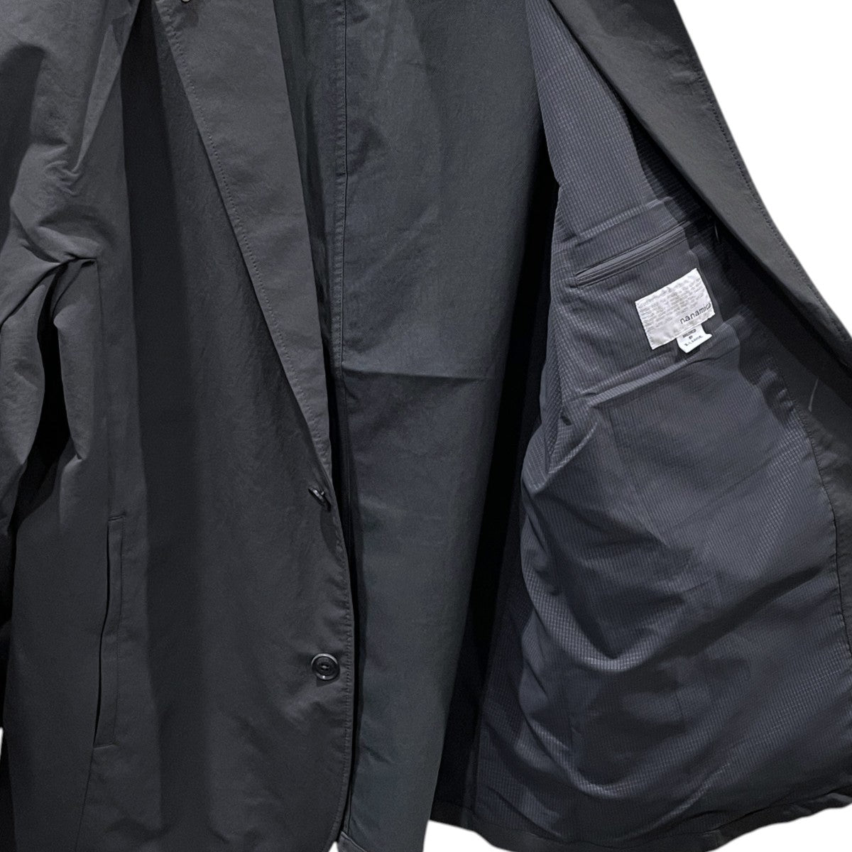 nanamica 2Bジャケット ALPHADRY CLUB JACKET アルファドライ クラブジャケット SUAF350 古着・中古-4枚目のアイテム画像
