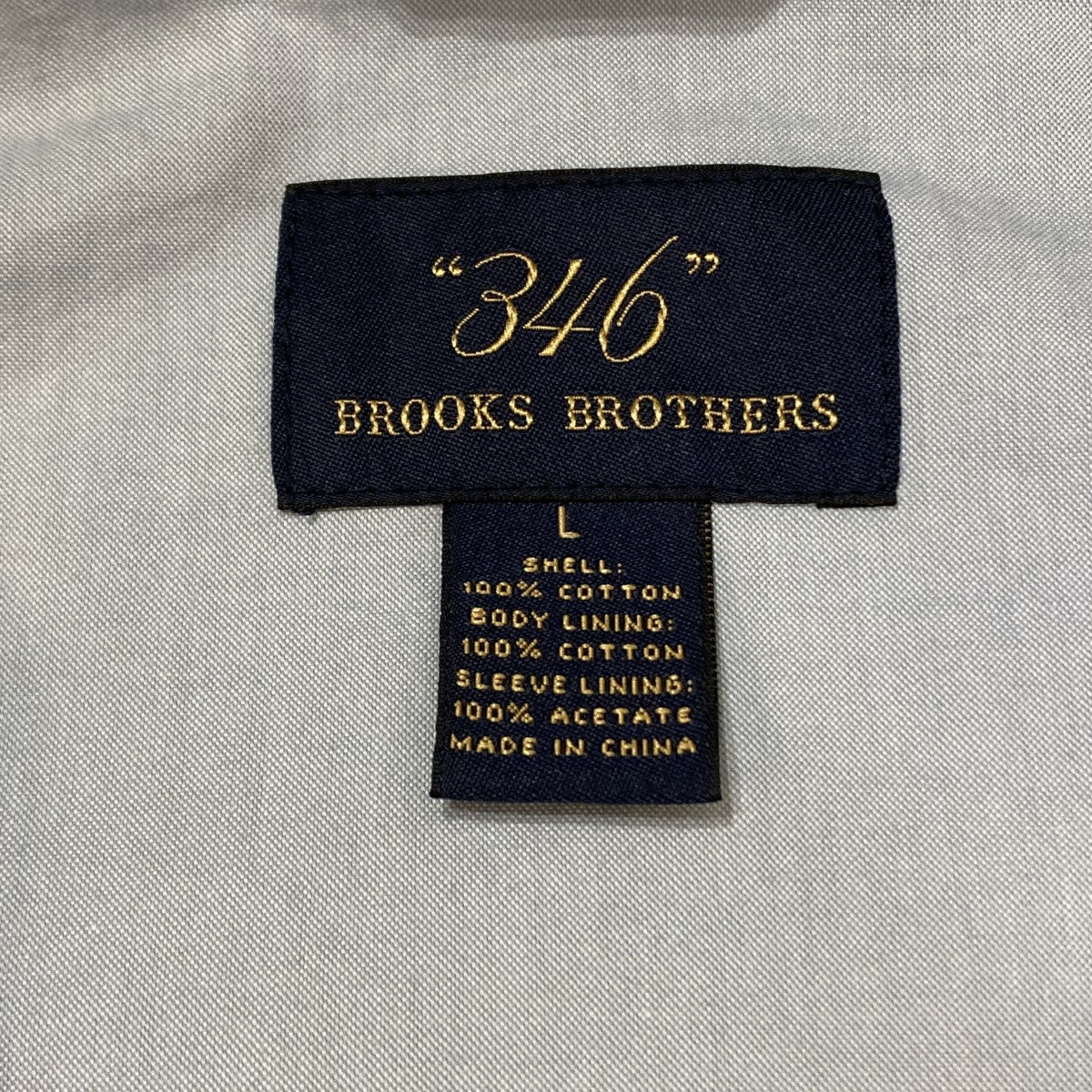 BROOKS BROTHERS ハリントンジャケットスイングトップ346 古着・中古-7枚目のアイテム画像
